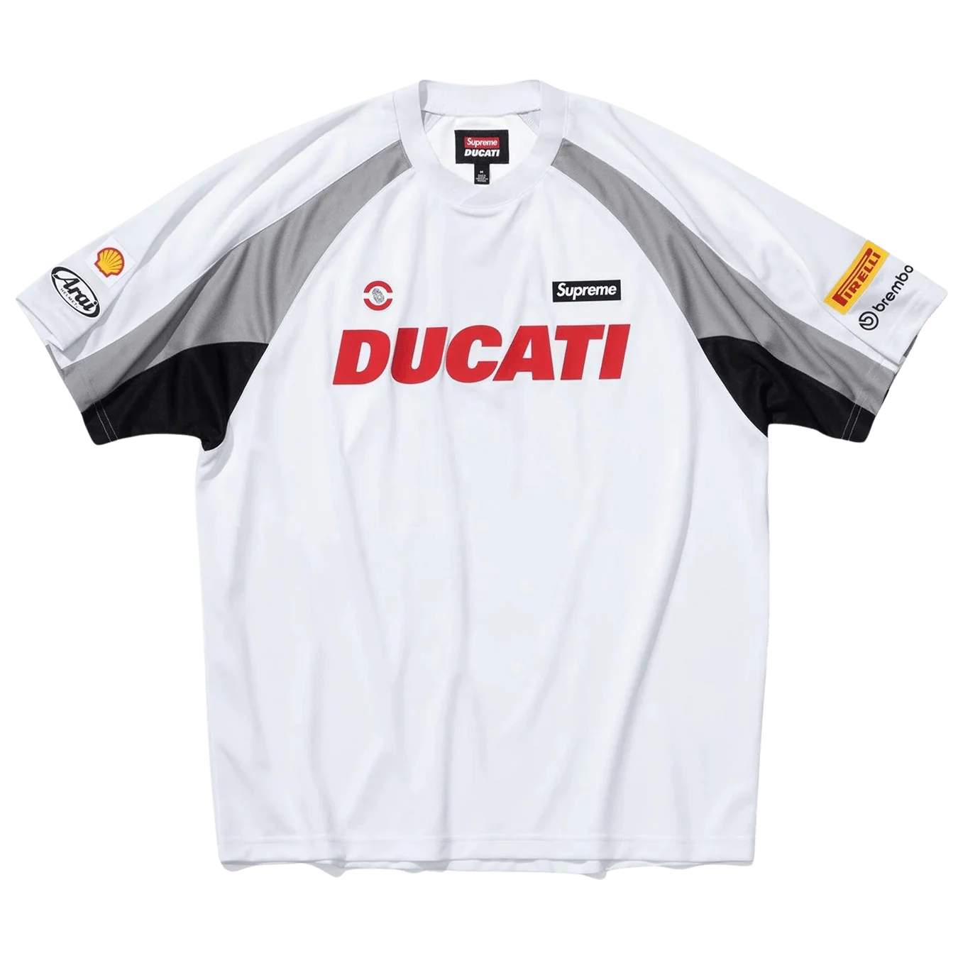 Supreme x Ducati Soccer Jersey 'White'