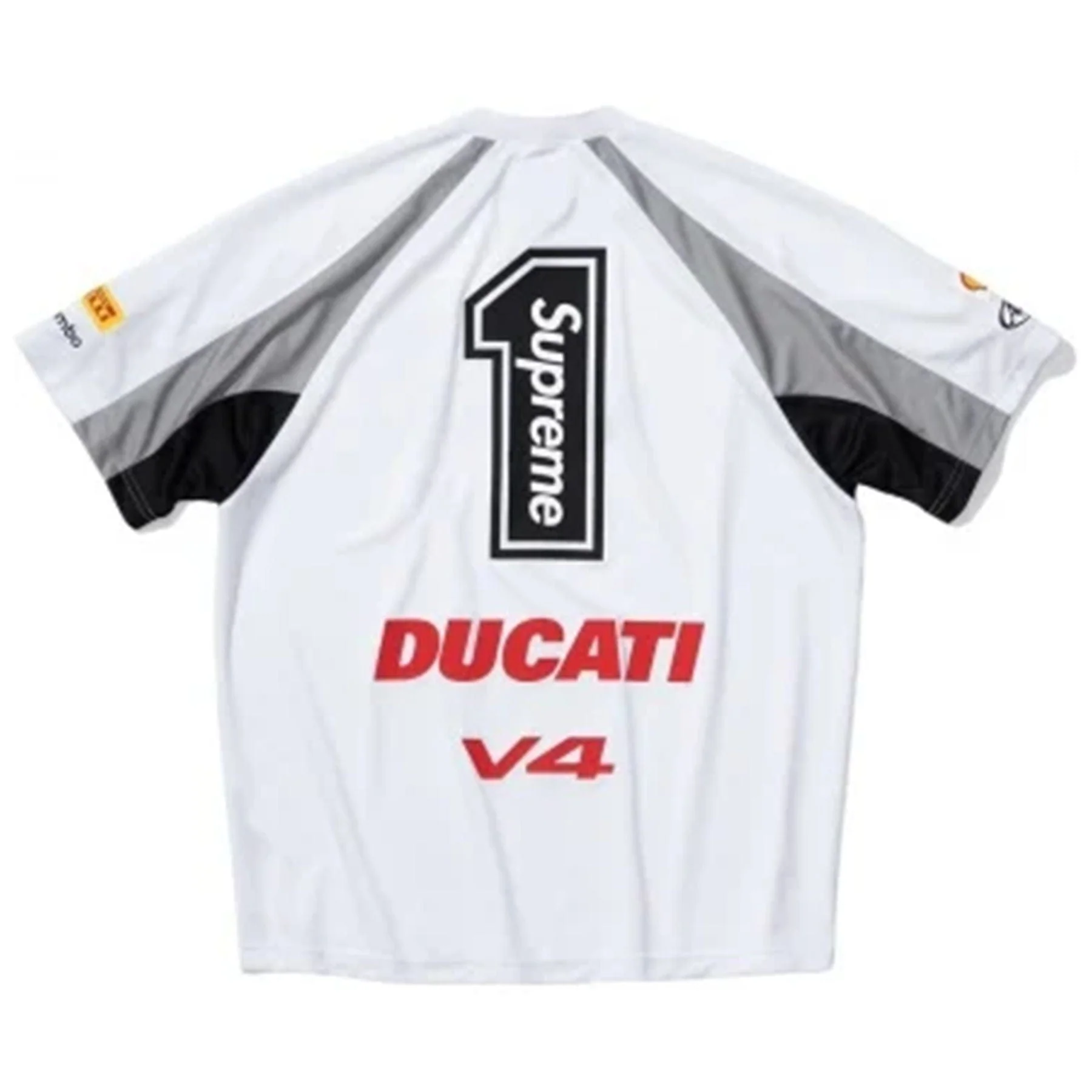 Supreme x Ducati Soccer Jersey 'White' - Image 2