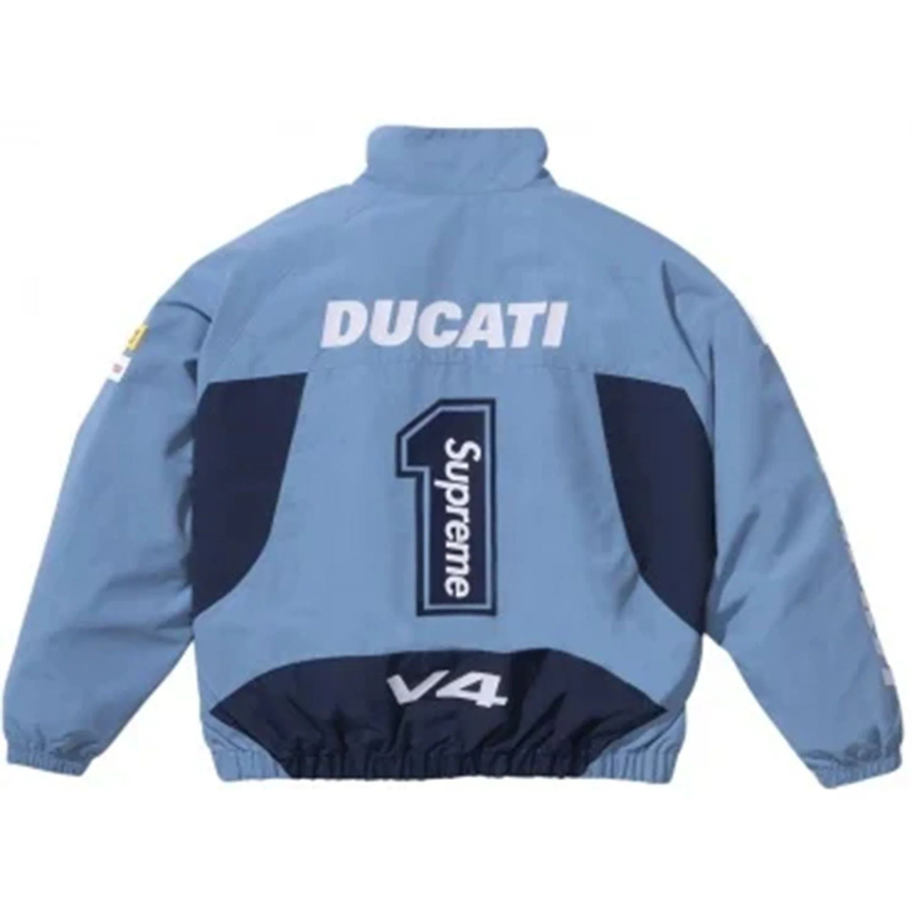 Supreme x Ducati Track Jacket 'Blue' - Image 2