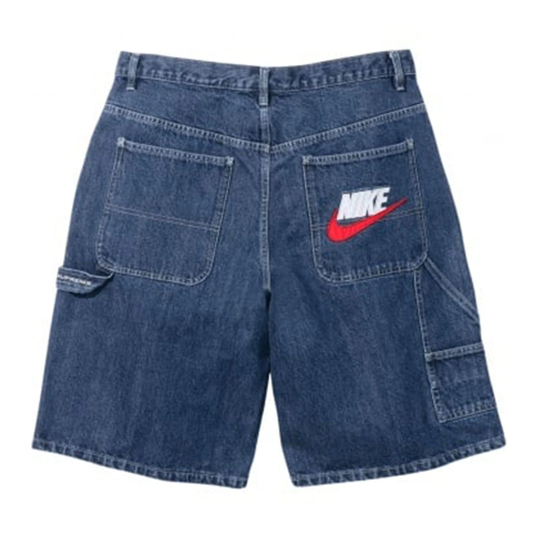 Supreme x Nike Denim Shorts 'Blue' - Image 2