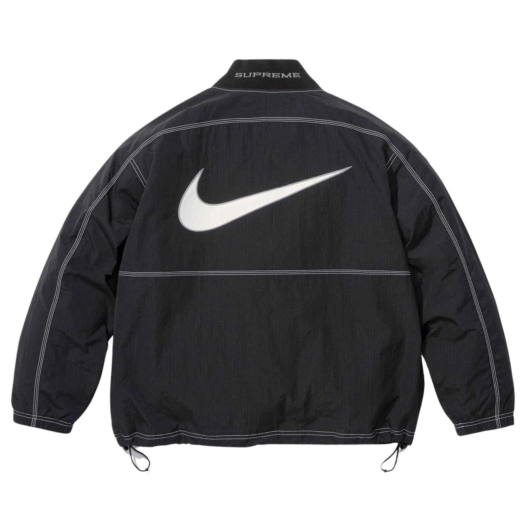 Supreme x Nike Ripstop Pullover 'Black' - Image 2