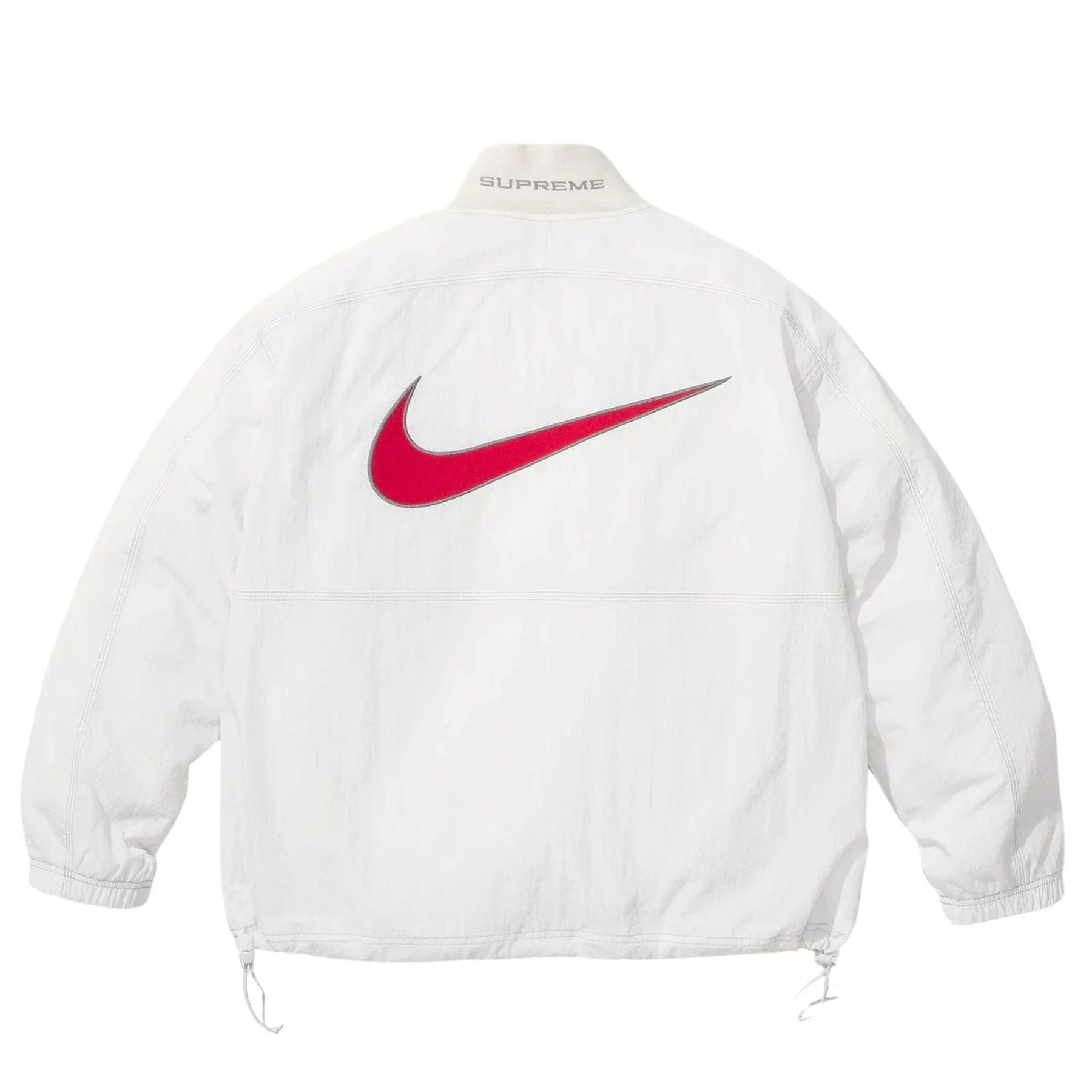 Supreme x Nike Ripstop Pullover 'White' - Image 2