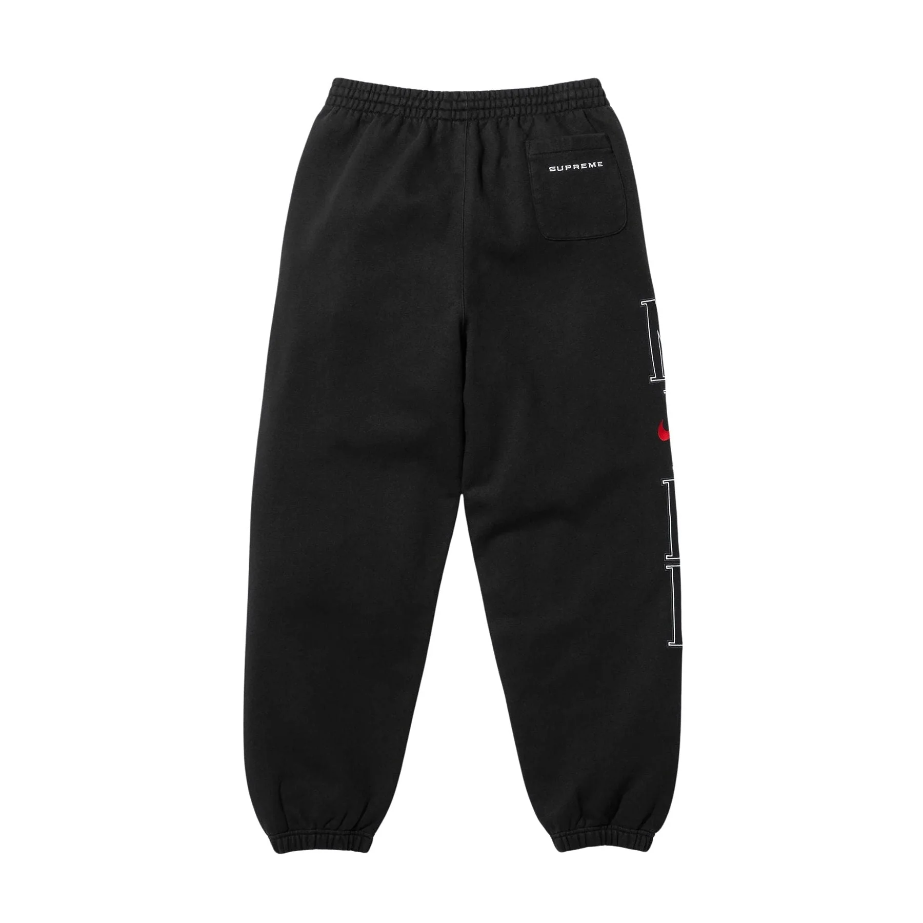 Supreme x Nike Sweatpants 'Black' - Image 2
