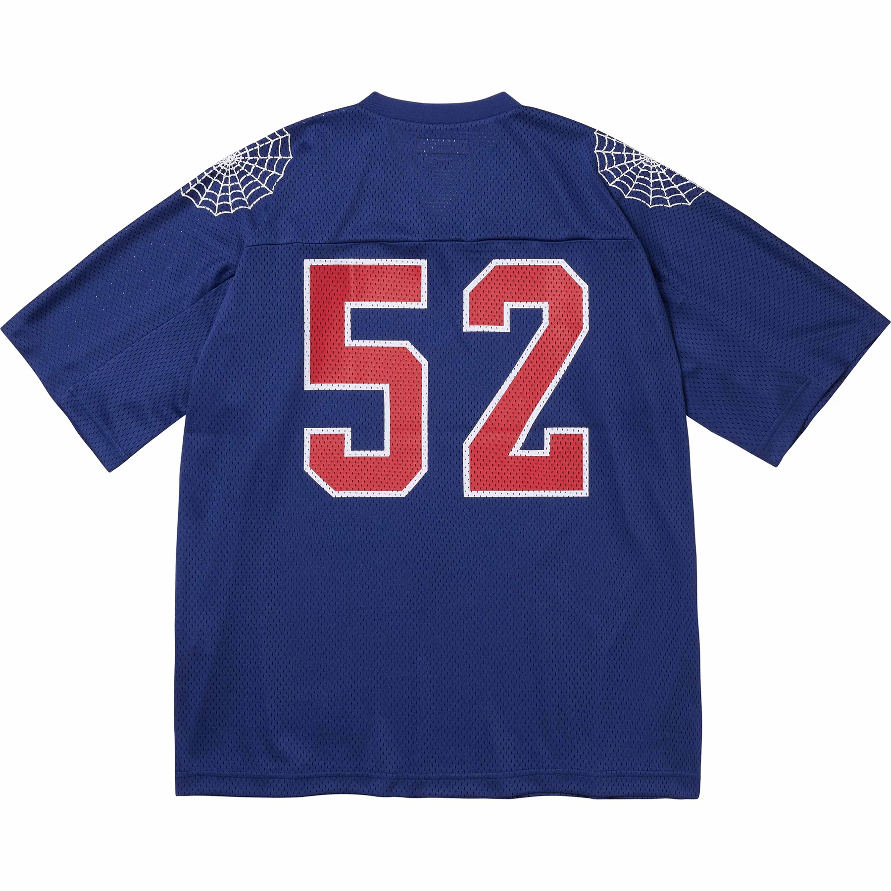 Supreme Spiderweb Football Jersey 'Navy' - Image 2