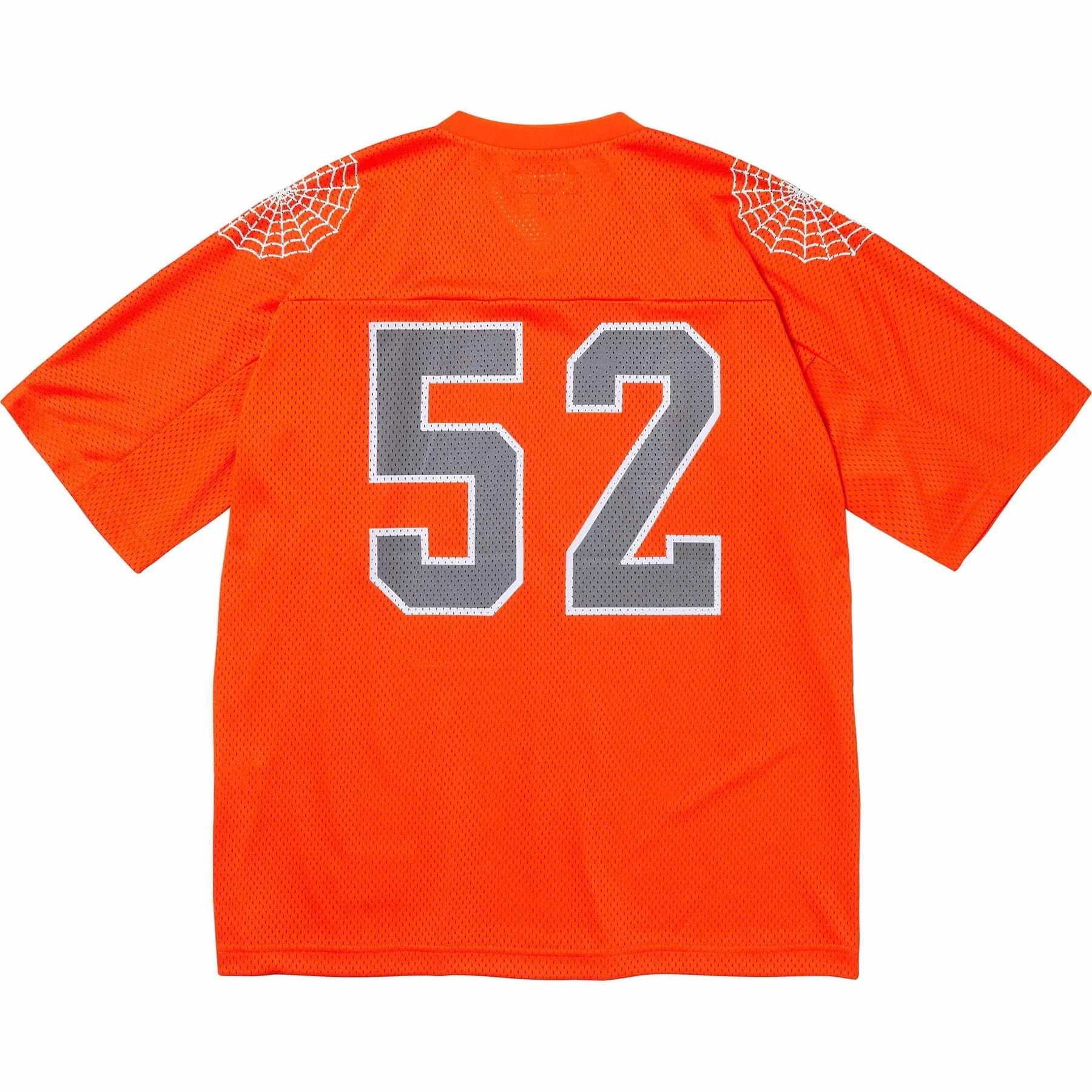 Supreme Spiderweb Football Jersey 'Orange' - Image 2