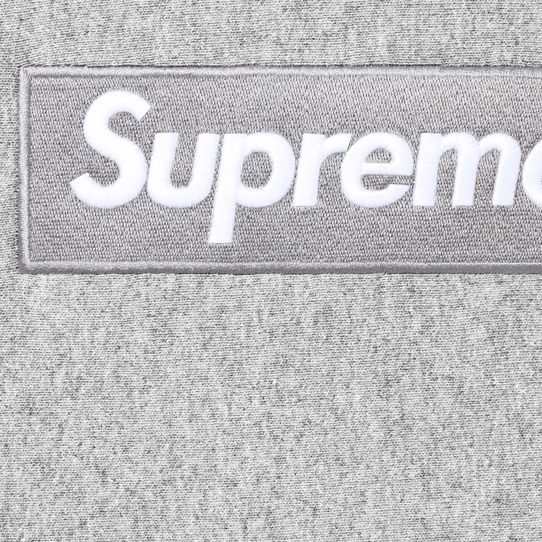 Supreme Box Logo Hoodie FW24 'Heather Grey' - Image 2