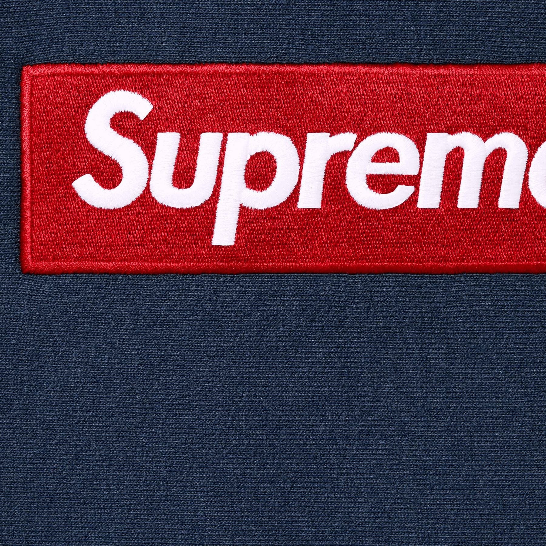 Supreme Box Logo Hoodie FW24 'Navy' - Image 2