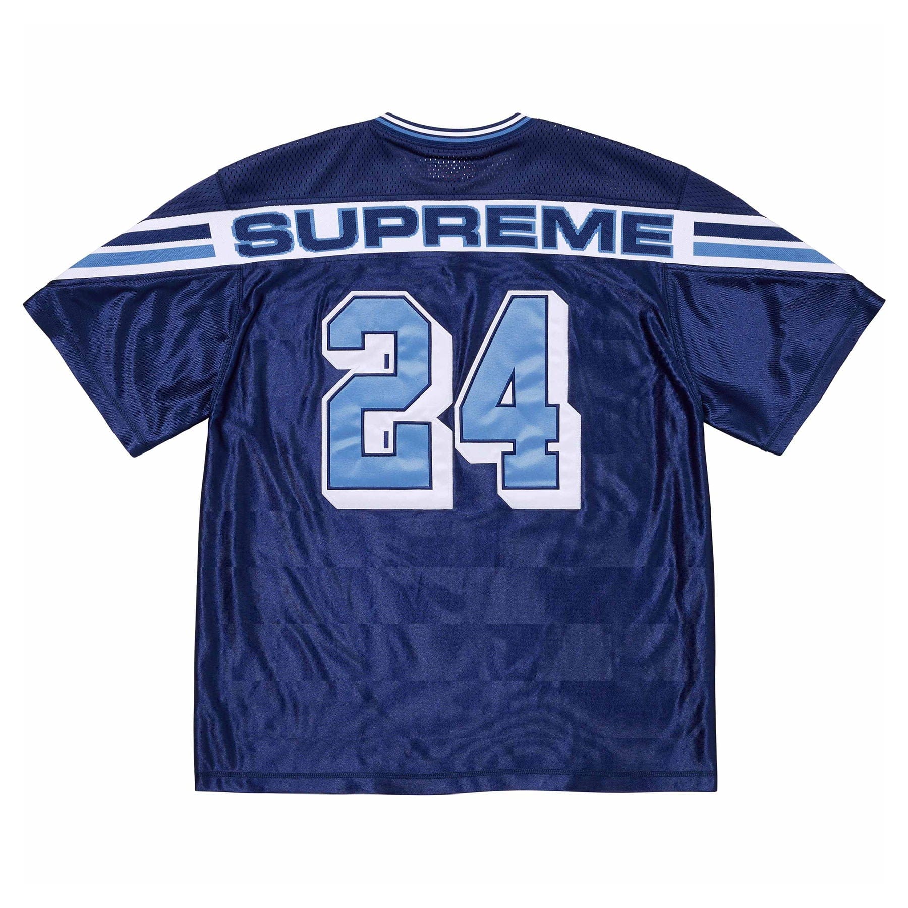 Supreme Jacquard Rib Football Jersey 'Navy' - Image 2