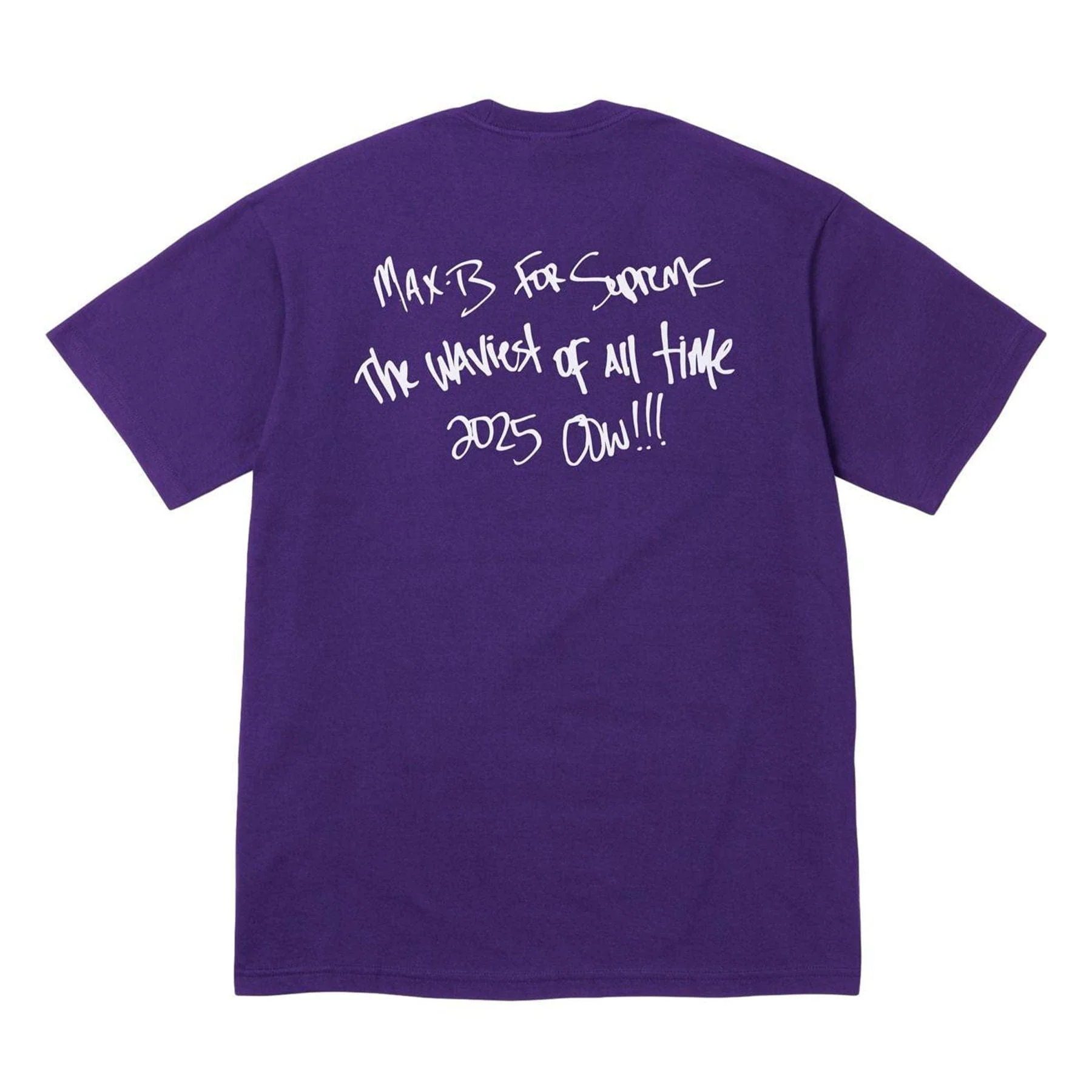 Supreme Max B Tee 'Purple' - Image 2