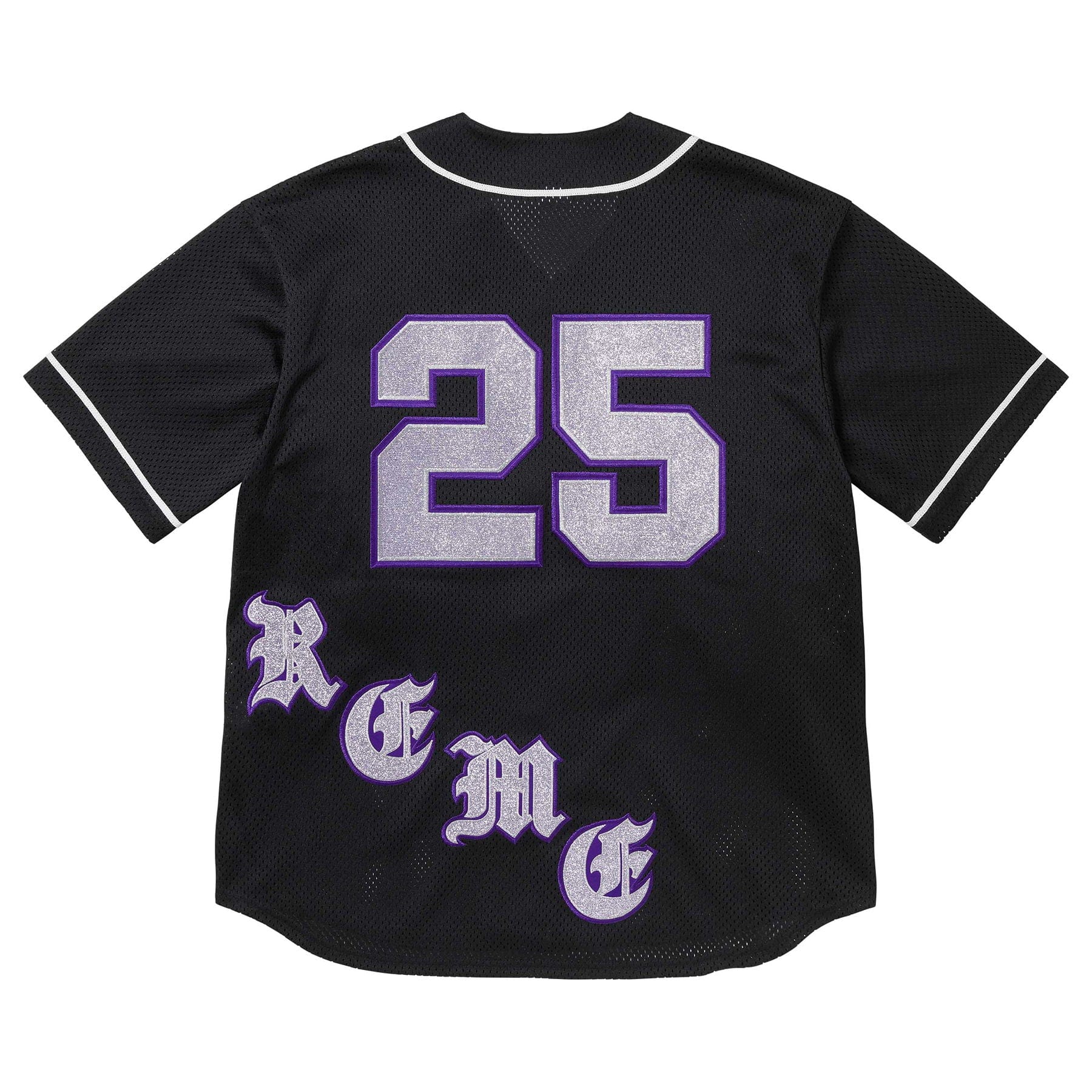 Supreme Old English Baseball Jersey 'Black' - Image 2