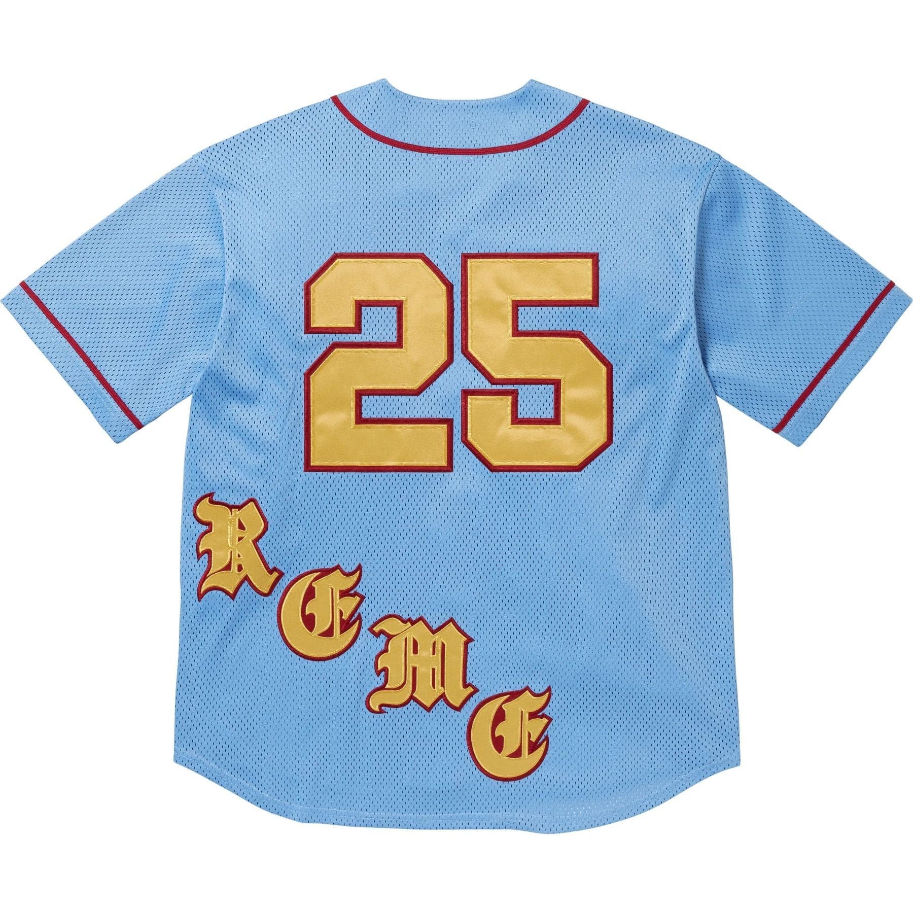 Supreme Old English Baseball Jersey 'Light Blue' - Image 2