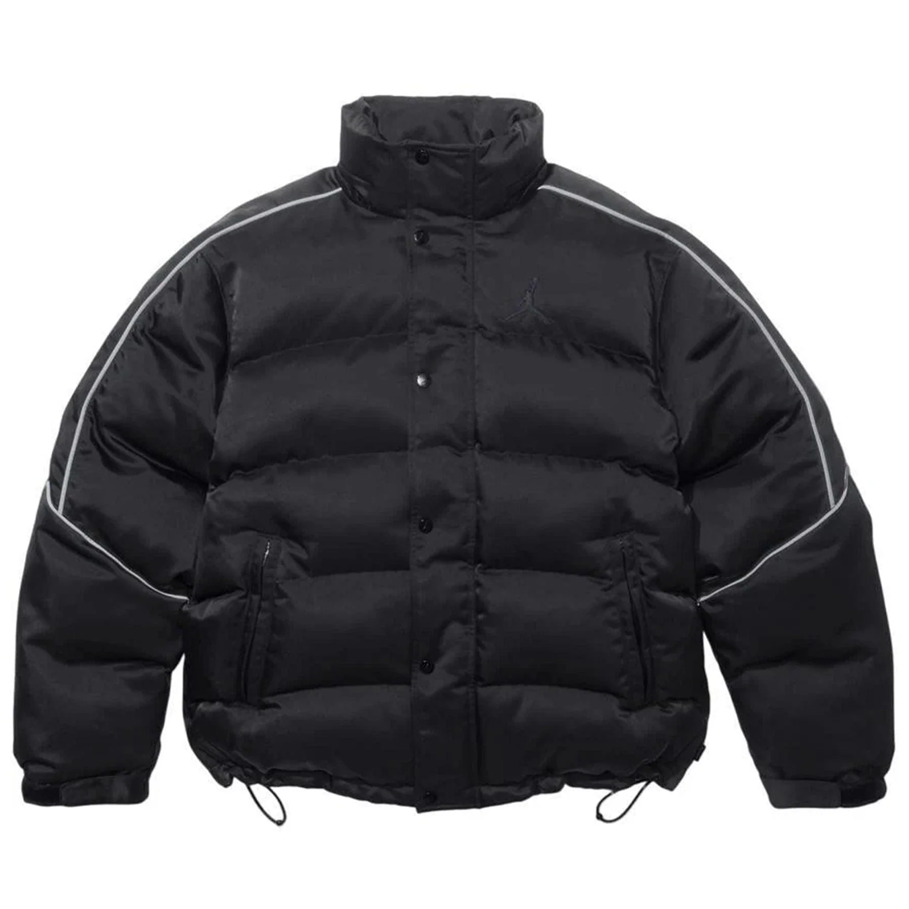Supreme x Jordan Puffer Jacket 'Black' - Image 2