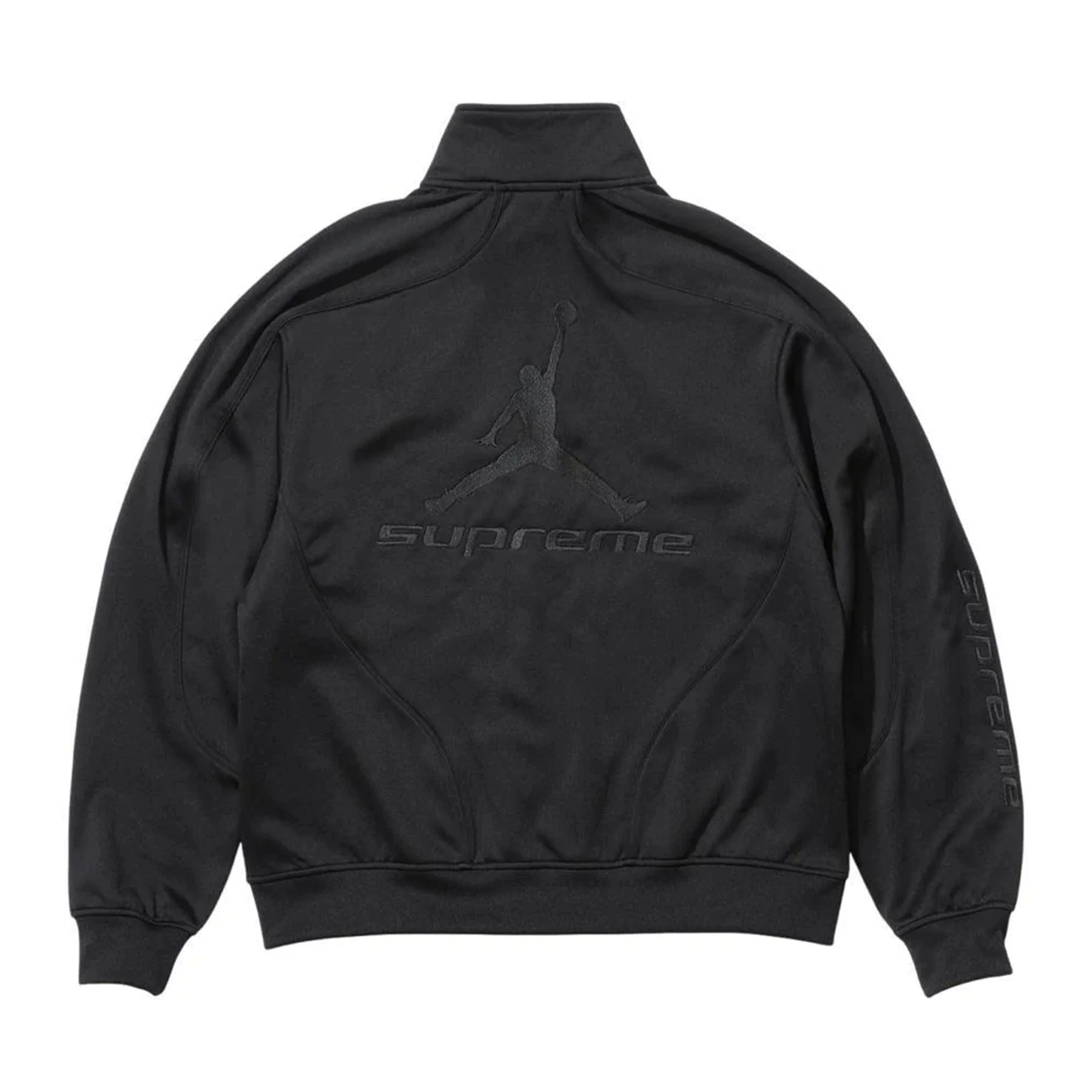 Supreme x Jordan Track Jacket 'Black' - Image 2