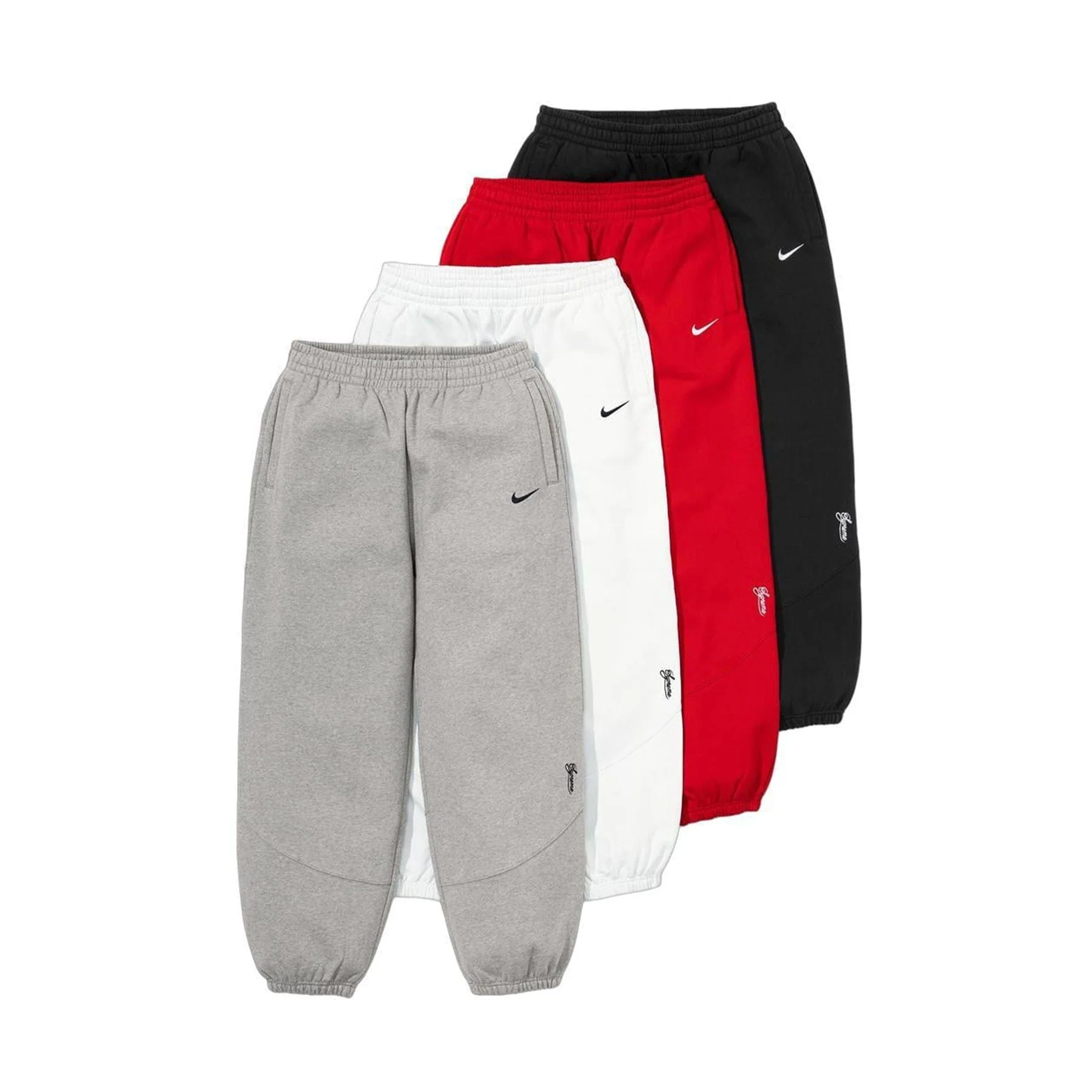 Supreme x Nike Sweatpant 'Black' - Image 2