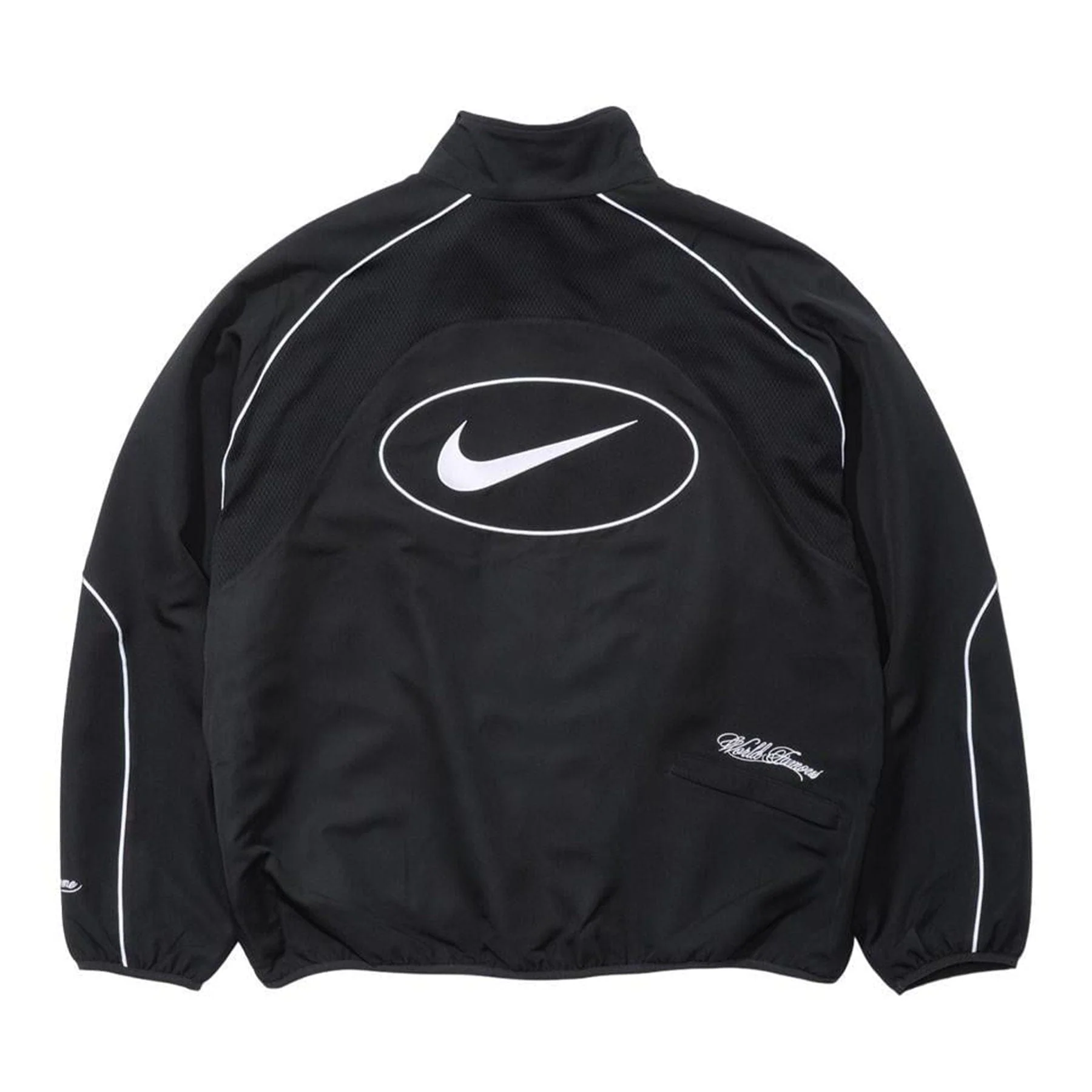 Supreme x Nike Track Jacket 'Black' - Image 2