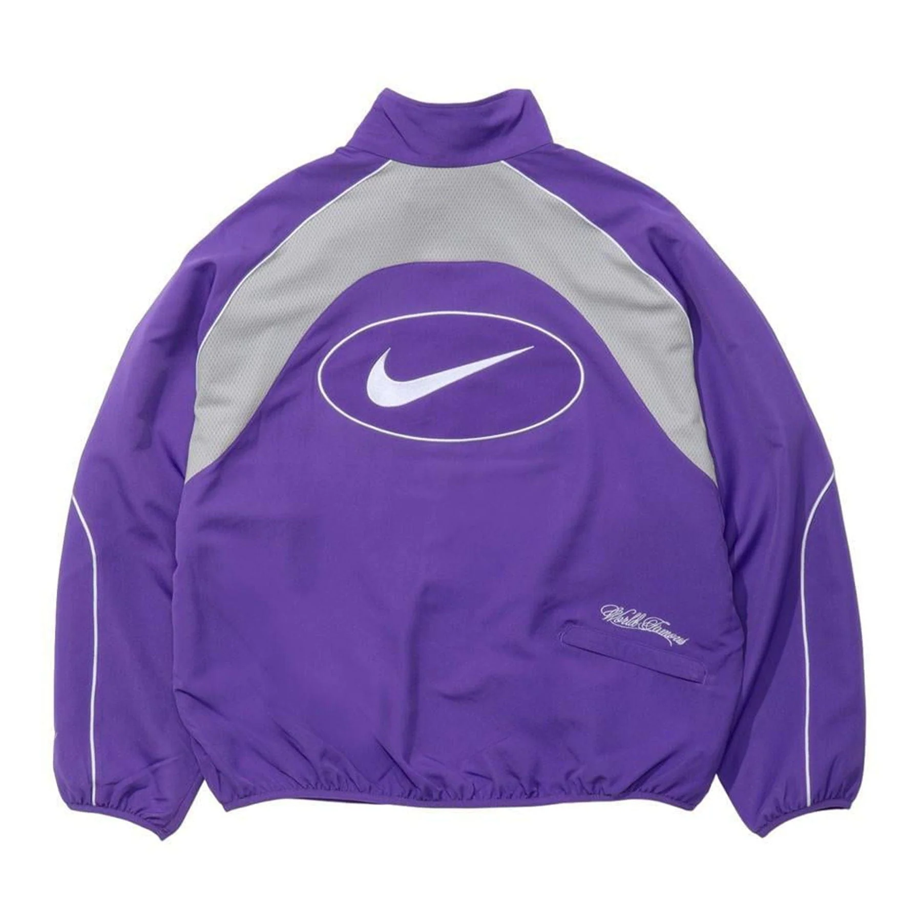 Supreme x Nike Track Jacket 'Varsity Purple' - Image 2
