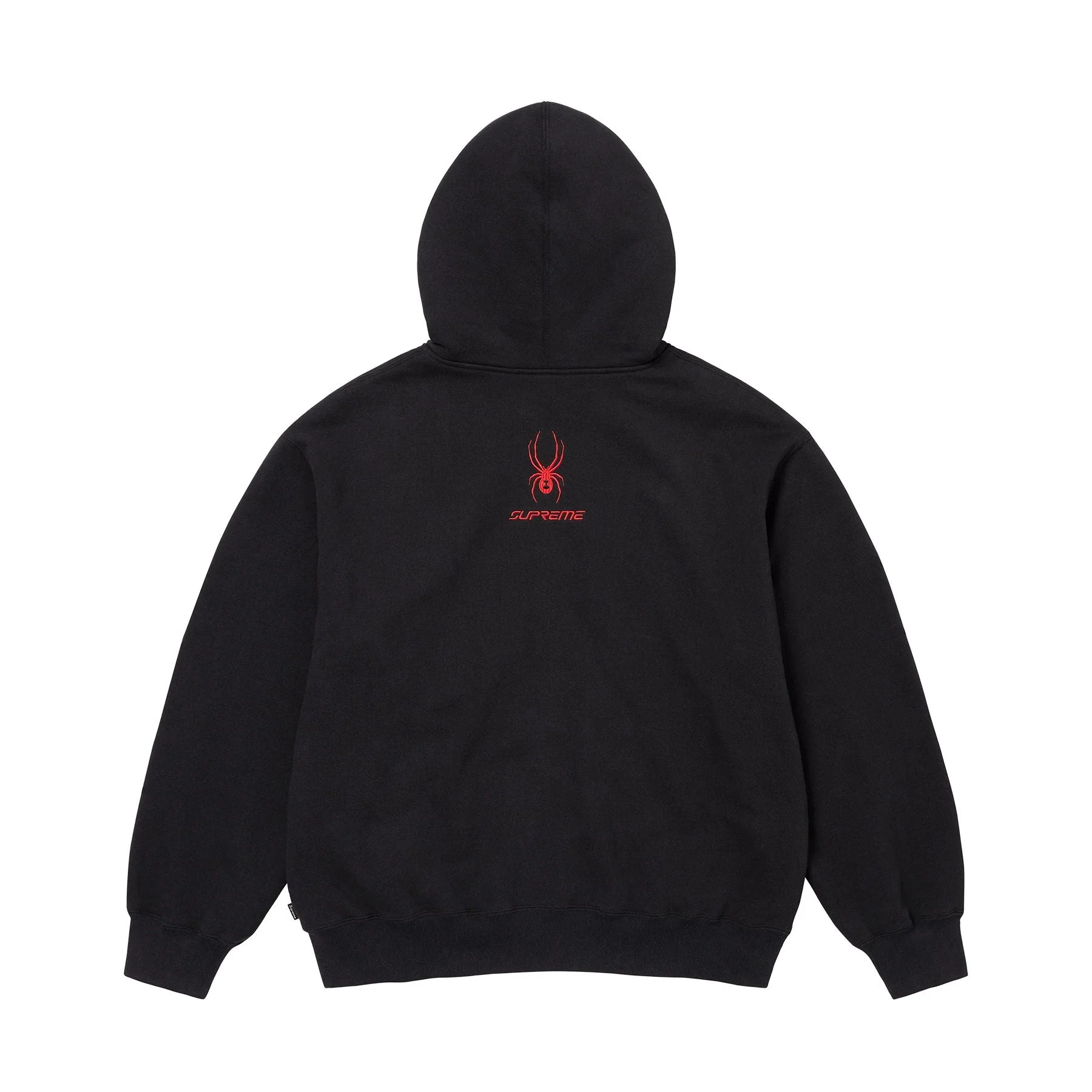 Supreme x Spyder Zip Up Hooded Sweatshirt 'Black' - Image 2
