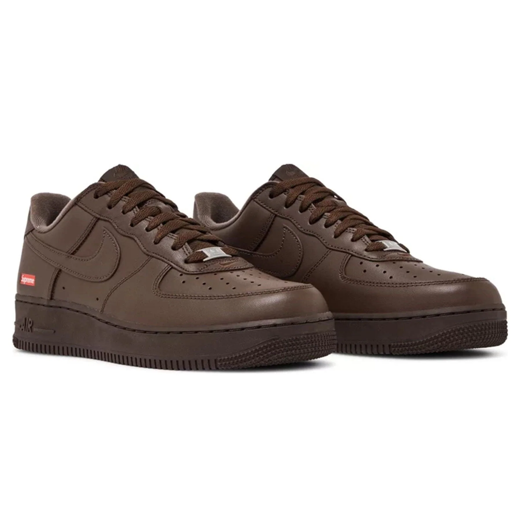 Supreme x Air Force 1 Low 'Box Logo - Baroque Brown' - Image 3