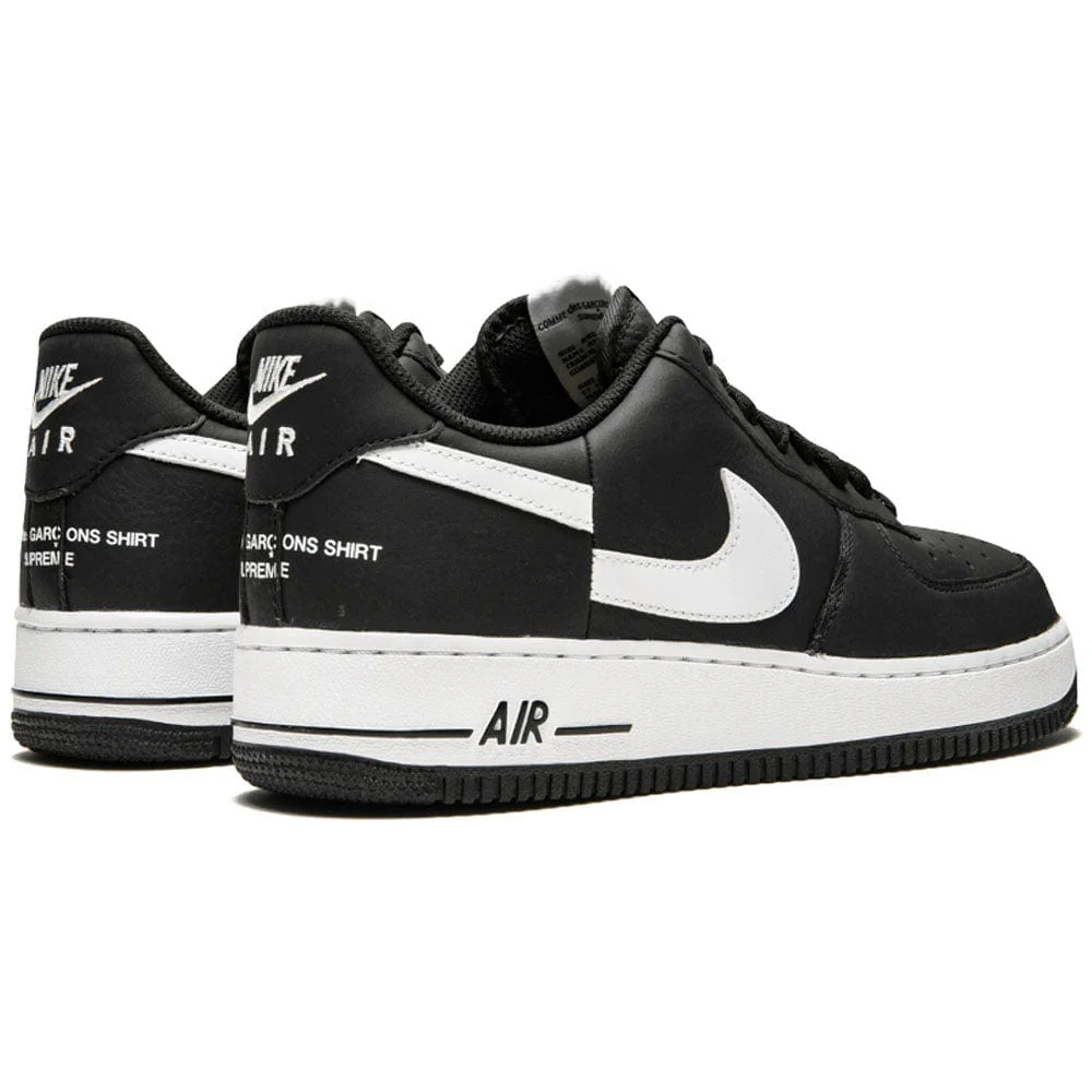 Supreme x Comme des Garçons SHIRT x Air Force 1 Low 'Black' - Image 3