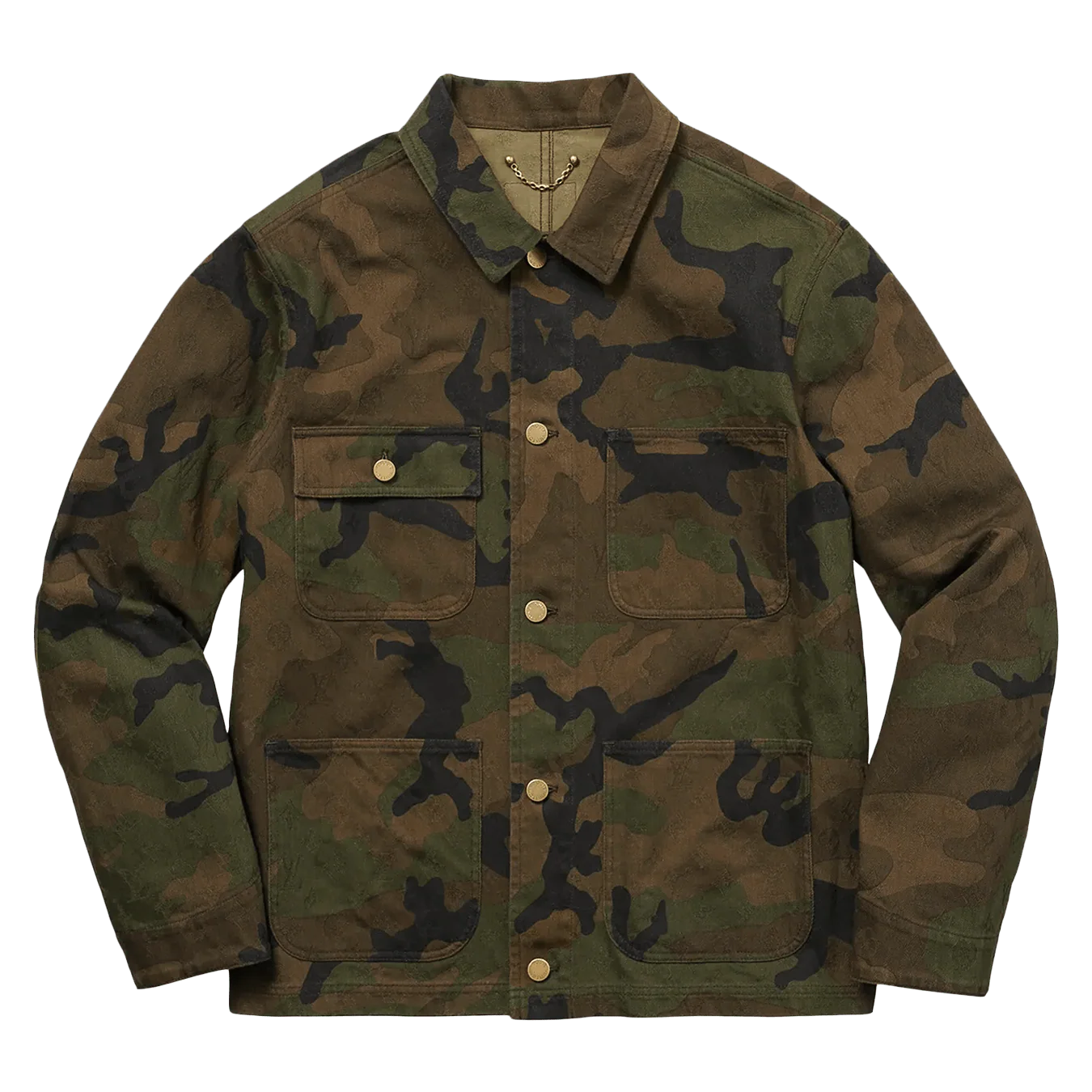 Supreme x Louis Vuitton Jacquard Denim Trucker Jacket 'Camo'