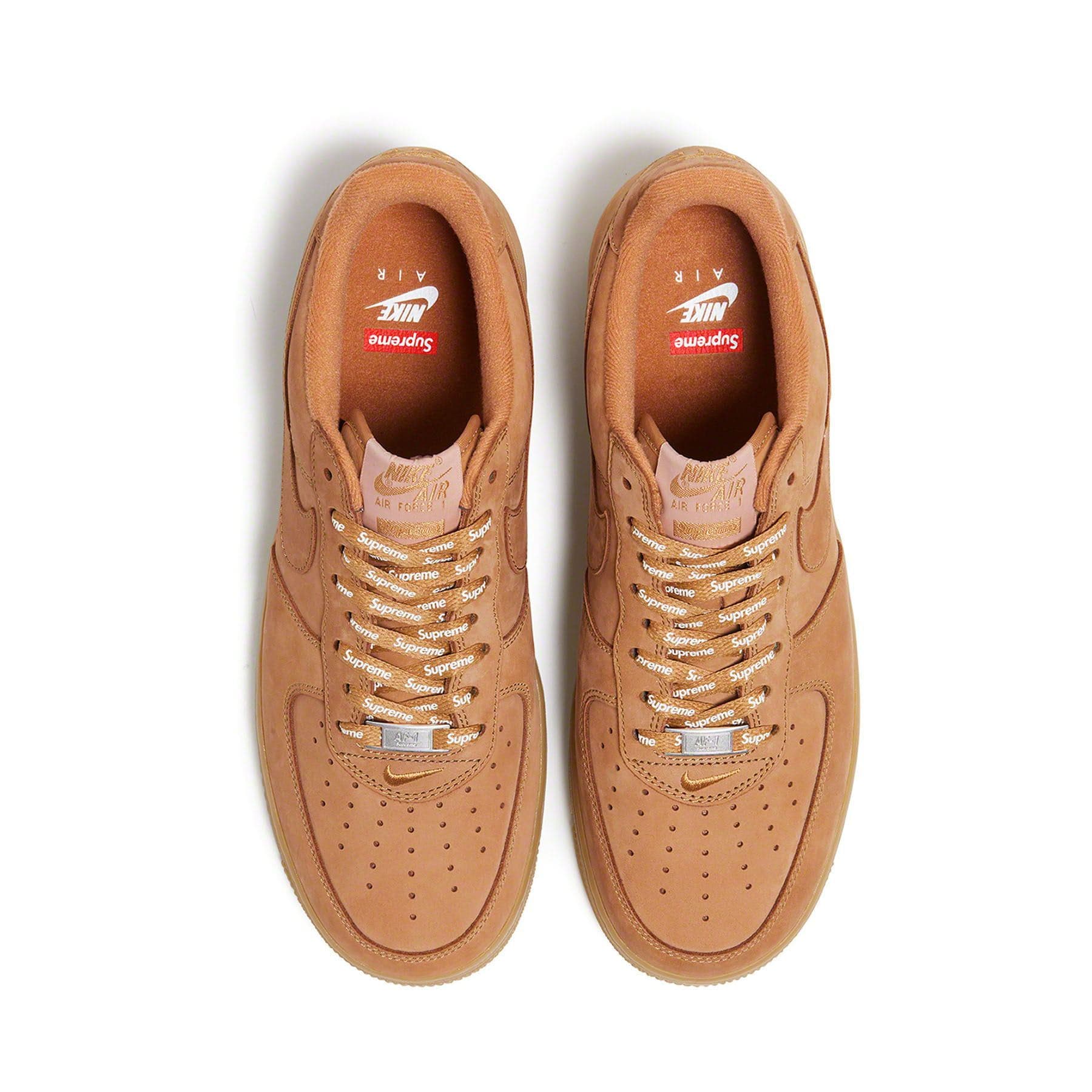 Supreme x Nike Air Force 1 Low SP 'Flax' - Image 3
