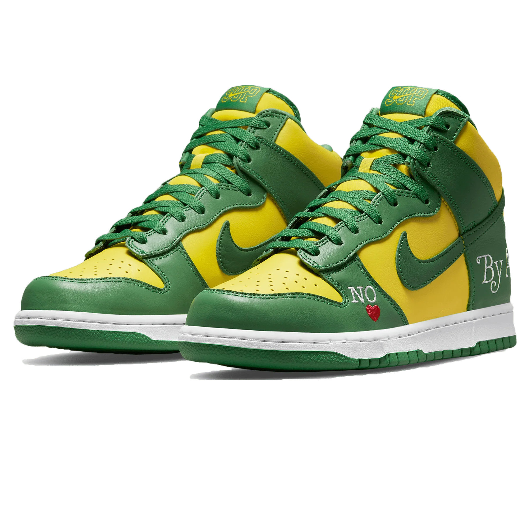 Supreme x Nike Dunk High SB 'By Any Means - Brazil' - Image 2