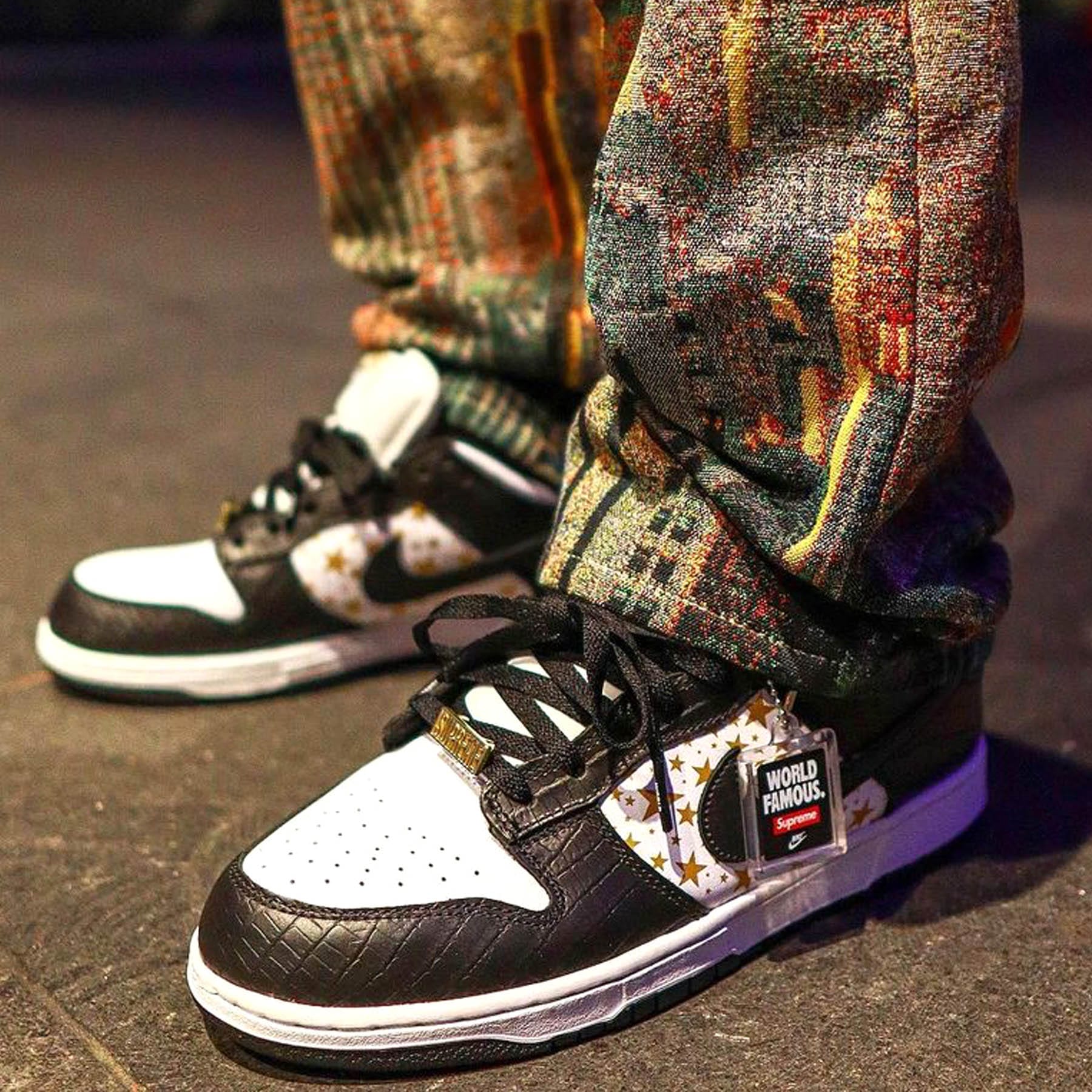 Supreme x Nike Dunk Low OG SB QS 'Black' - Image 6