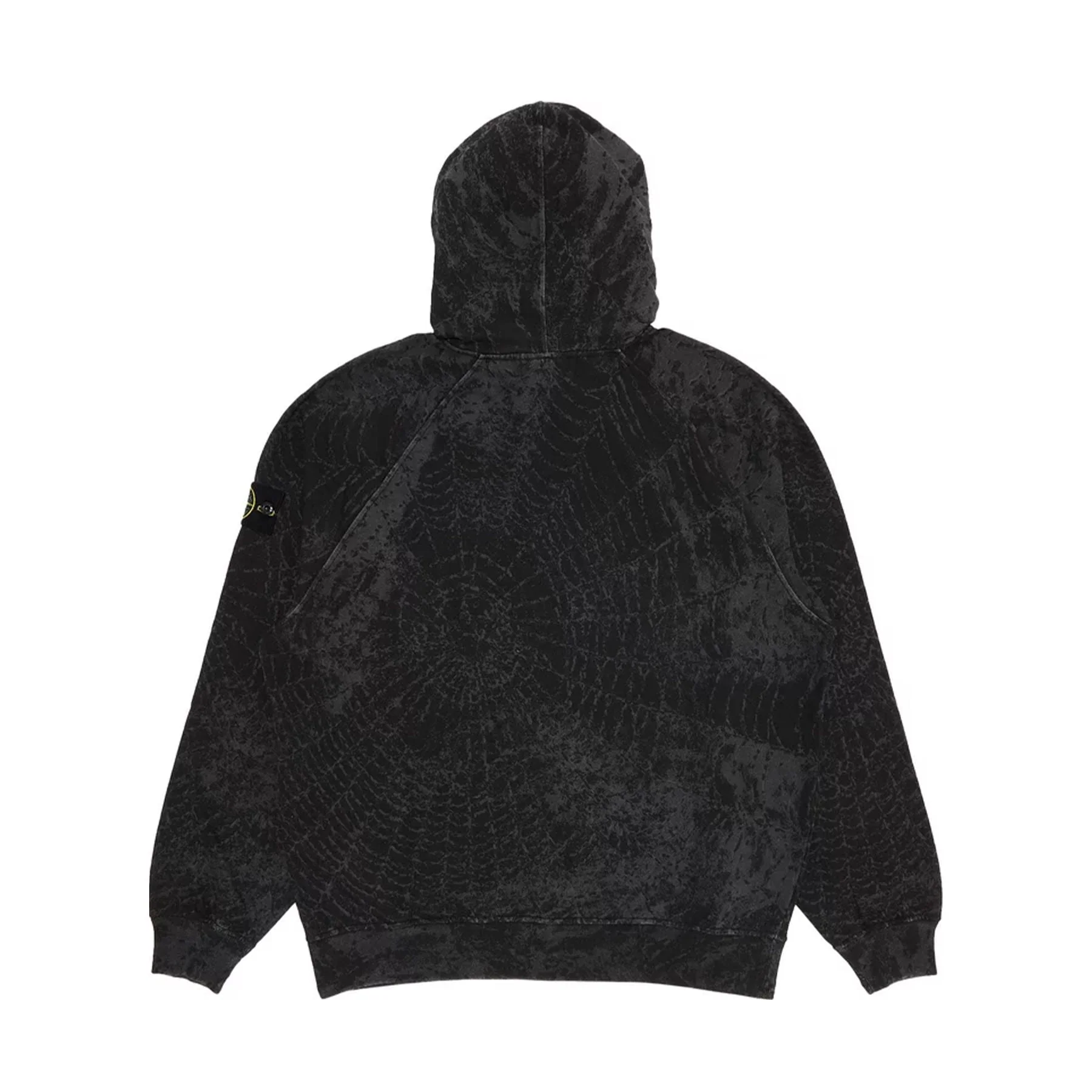 Supreme x Stone Island Hooded Sweatshirt  'Black' - Image 2
