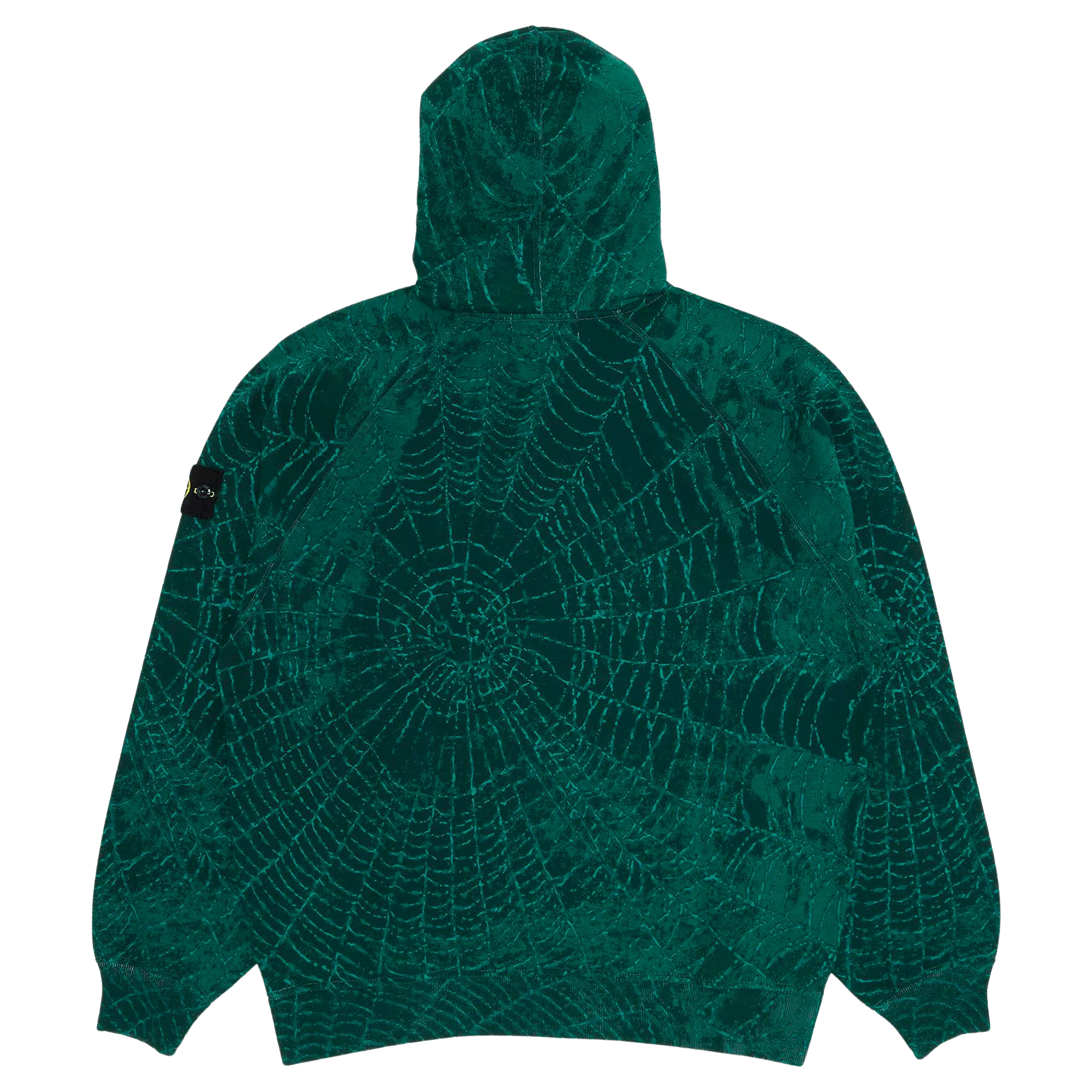Supreme x Stone Island Hooded Sweatshirt 'Dark Green' - Image 2