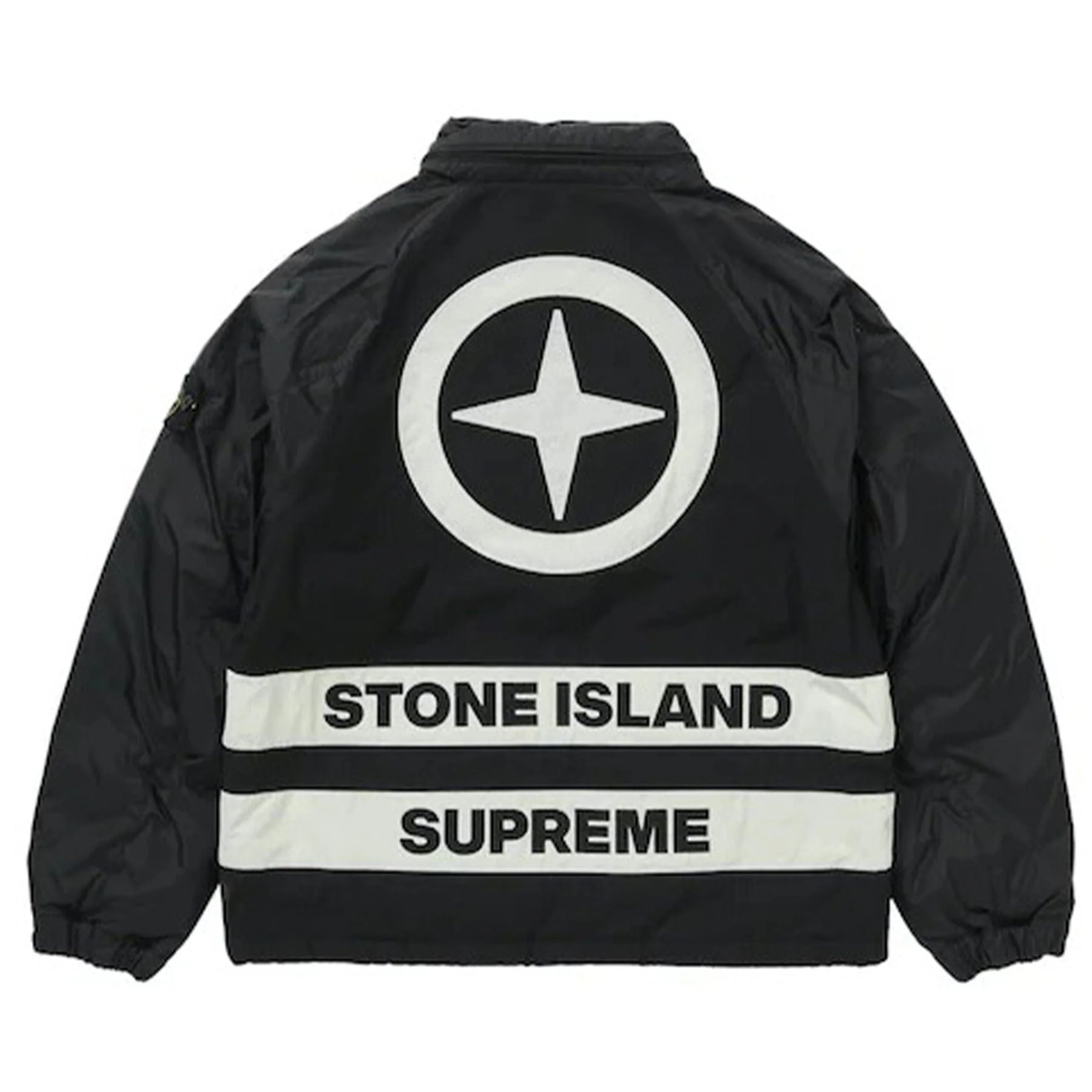 Supreme x Stone Island Reversible Down Puffer Jacket 'Black' - Image 4