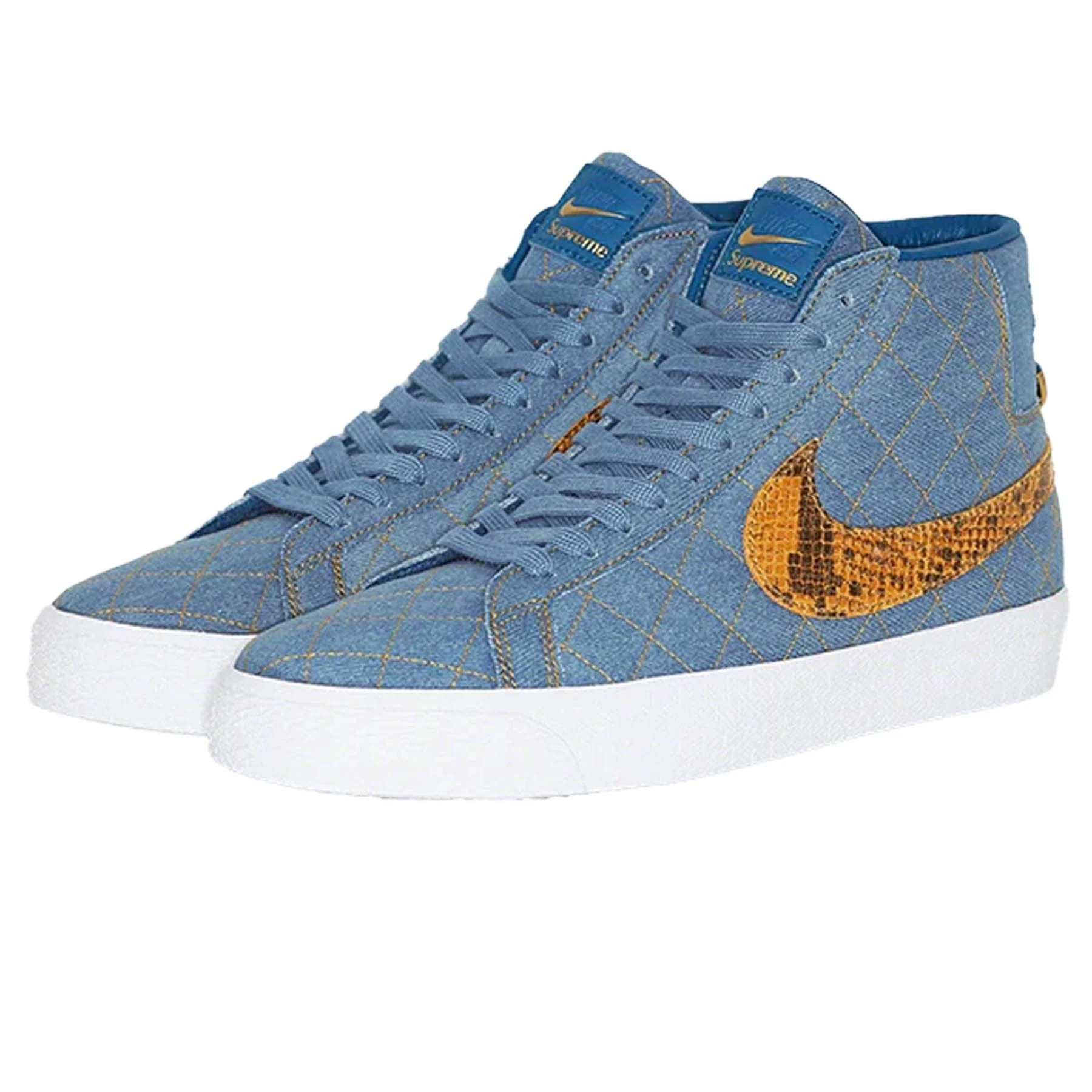 Supreme x Zoom Blazer Mid QS SB 'Denim' - Image 2