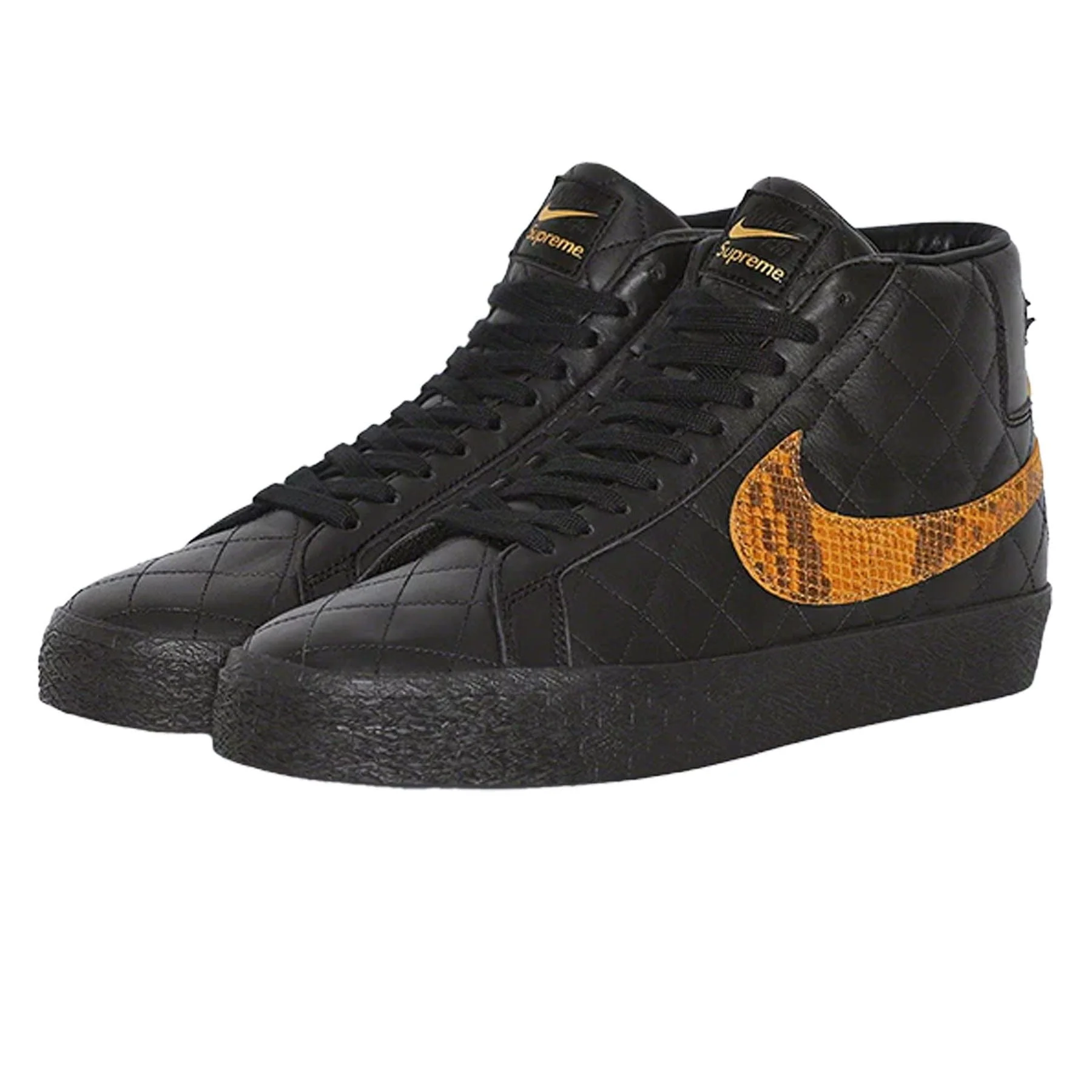Supreme x Zoom Blazer Mid QS SB 'Black Snakeskin' - Image 2
