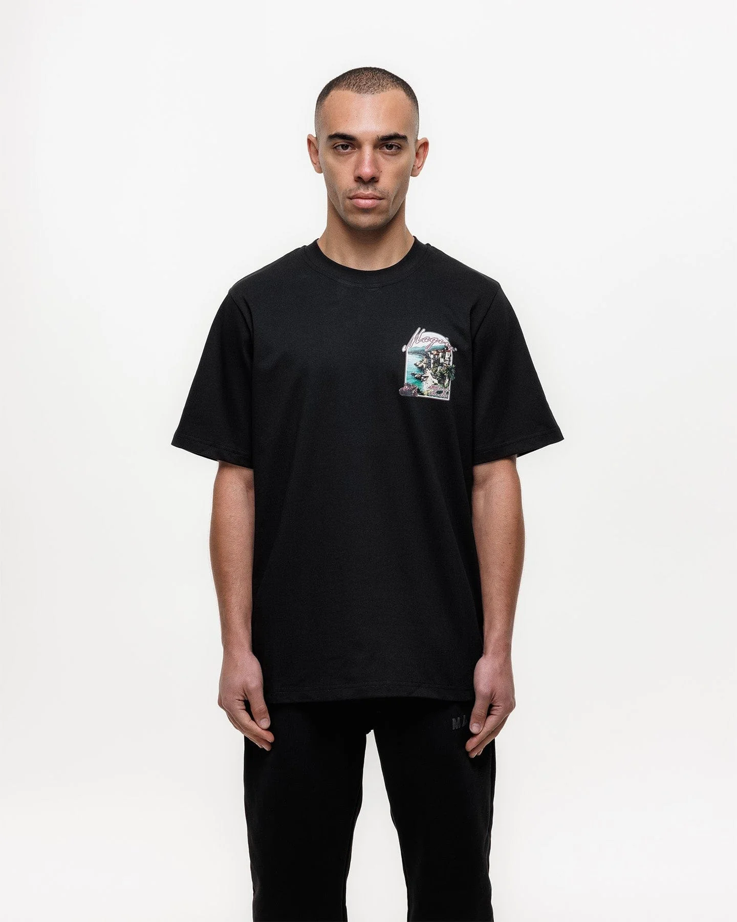 Magiri Sur Mur Printed T-Shirt 'Black' - Image 4