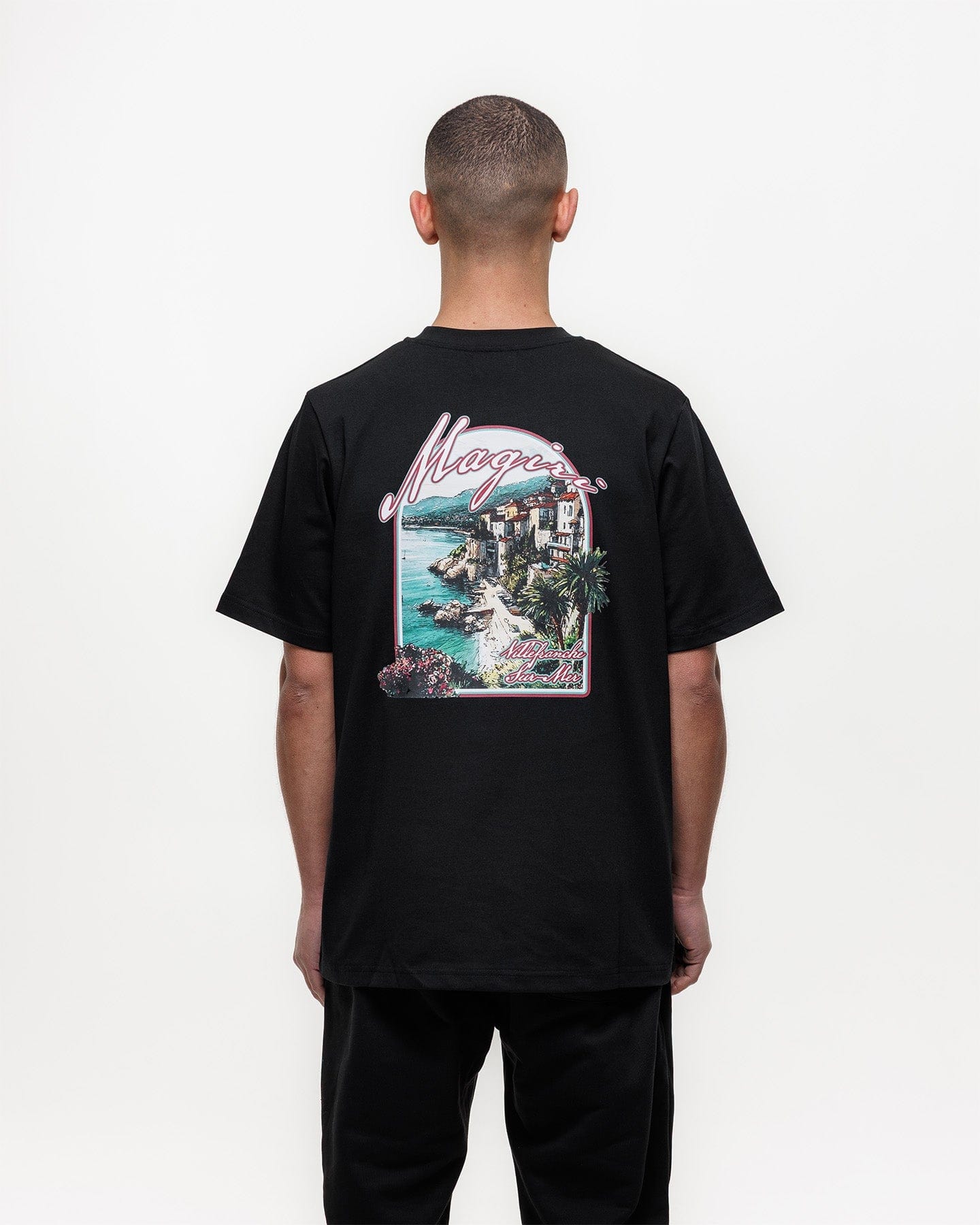 Magiri Sur Mur Printed T-Shirt 'Black' - Image 5
