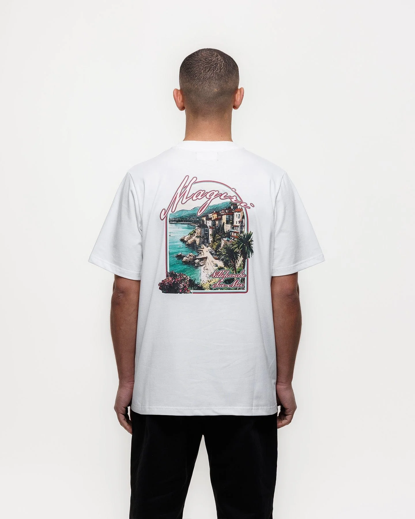 Magiri Sur Mur Printed T-Shirt 'White' - Image 5