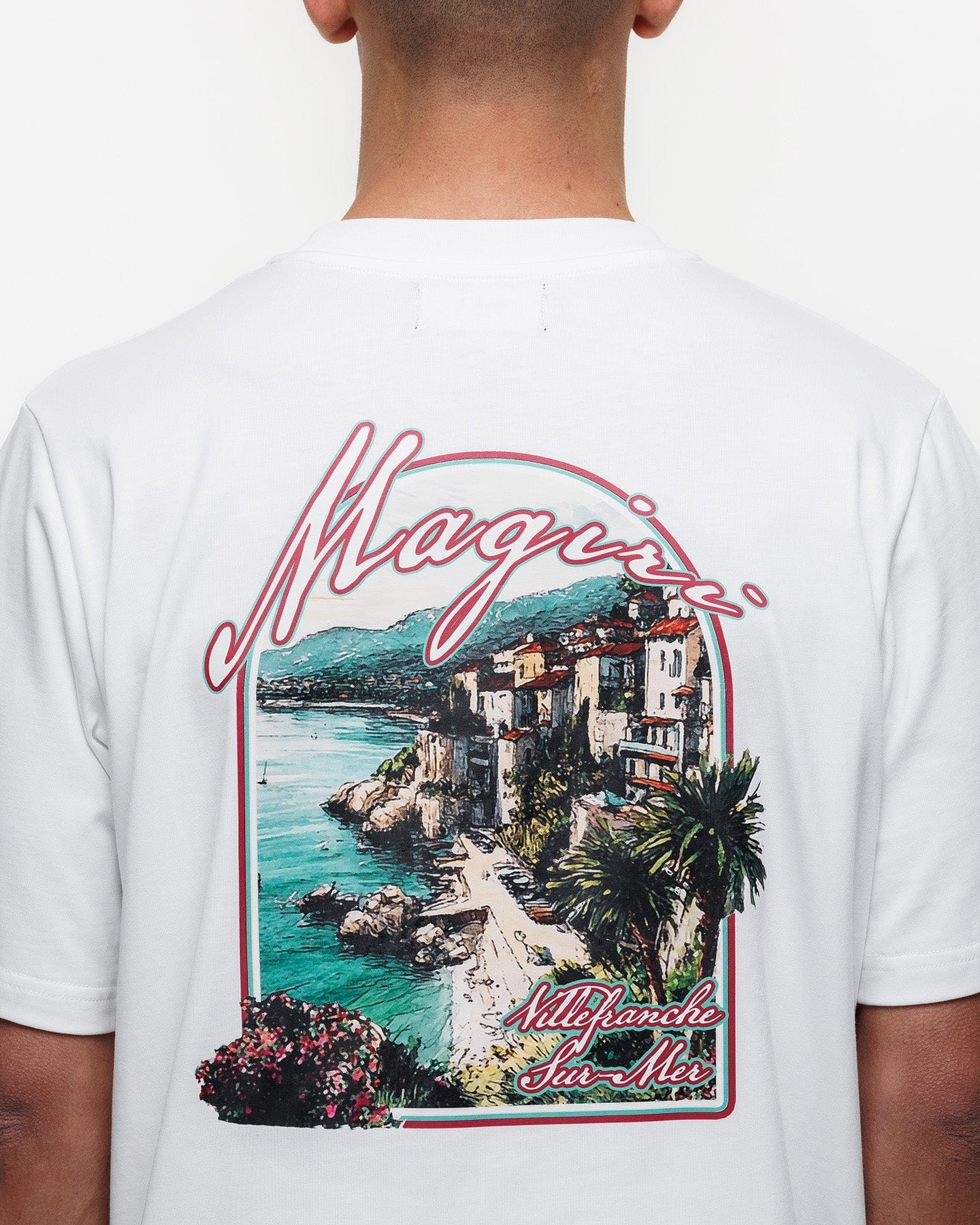 Magiri Sur Mur Printed T-Shirt 'White' - Image 6
