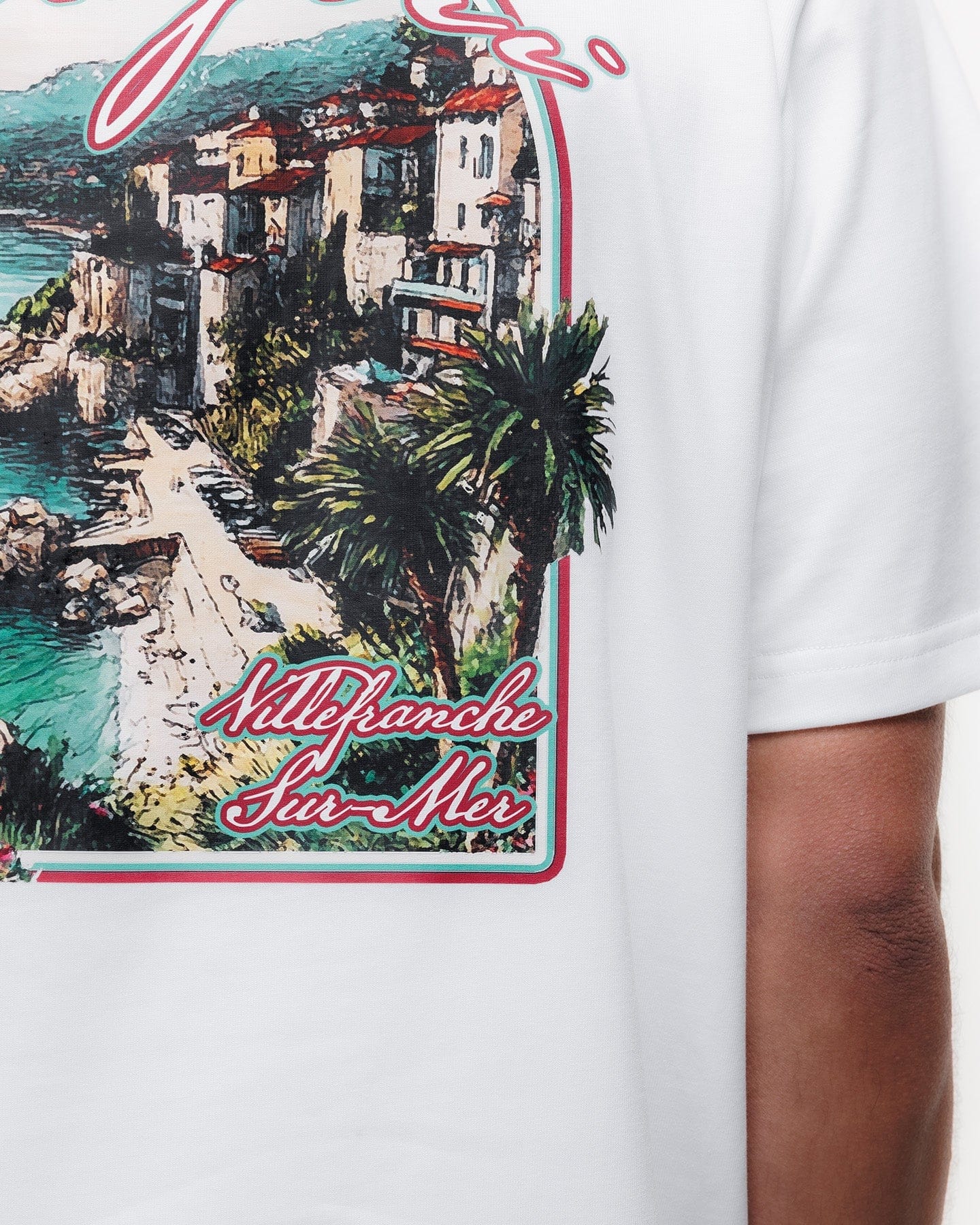 Magiri Sur Mur Printed T-Shirt 'White' - Image 7
