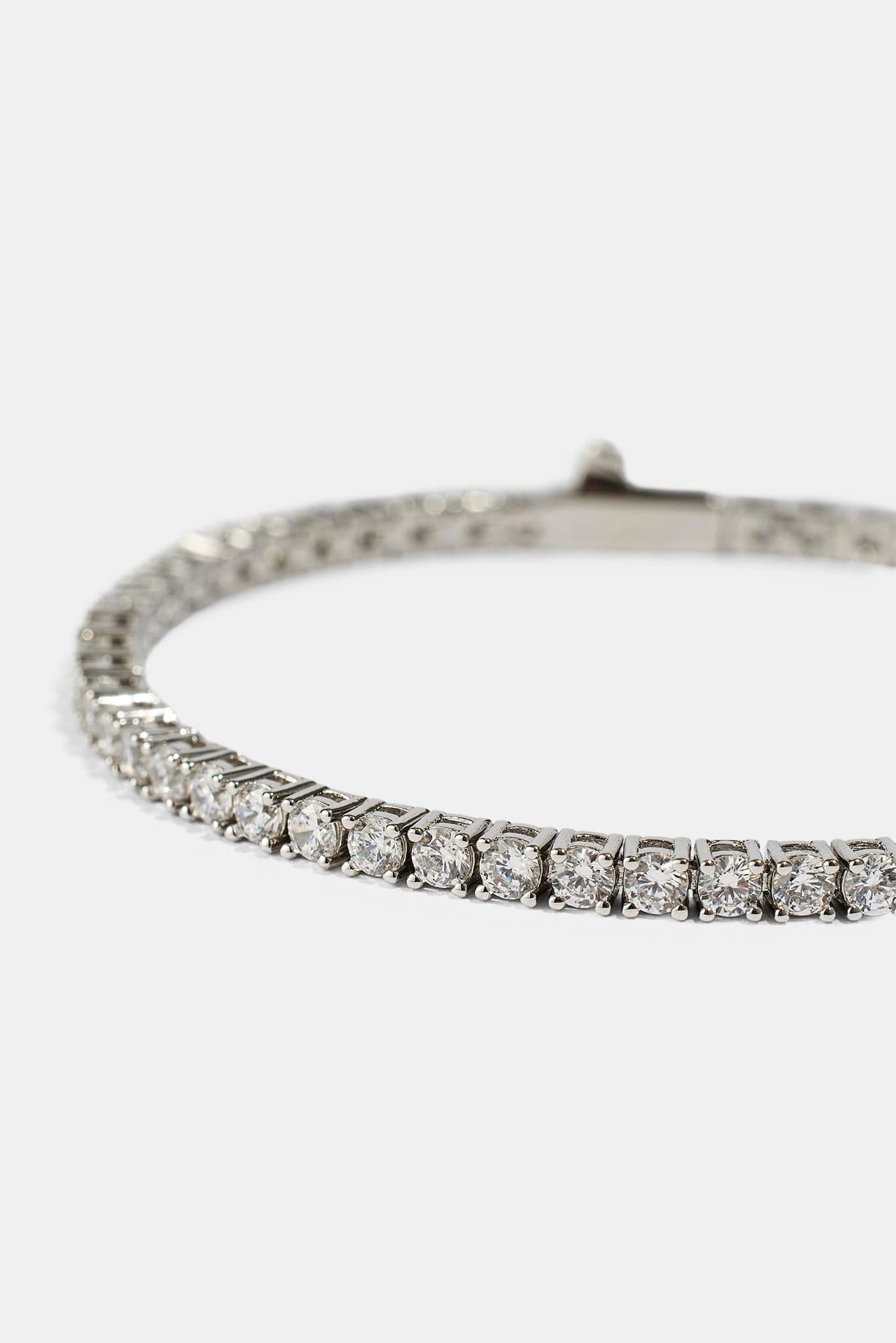 Cernucci Tennis Bracelet - 3mm - White - Image 4