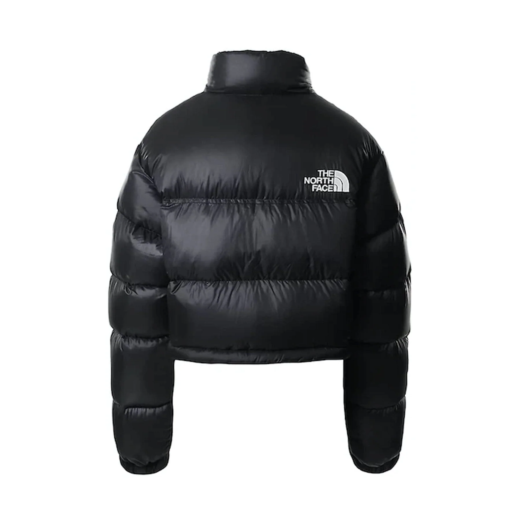 The North Face Womens Nuptse 700 Fill Short Jacket TNF 'Black' - Image 2