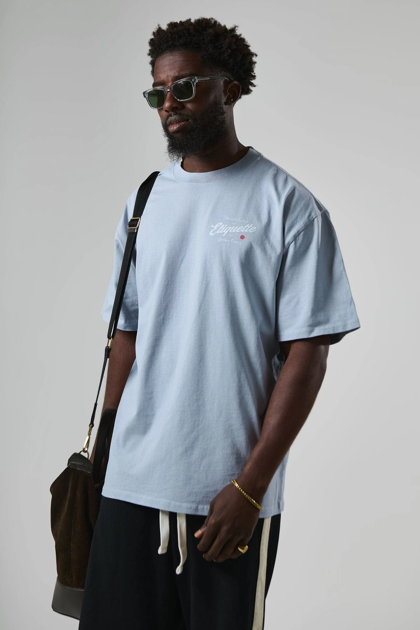 Etiquette The Rose Tee 'Faded Sky' - Image 3