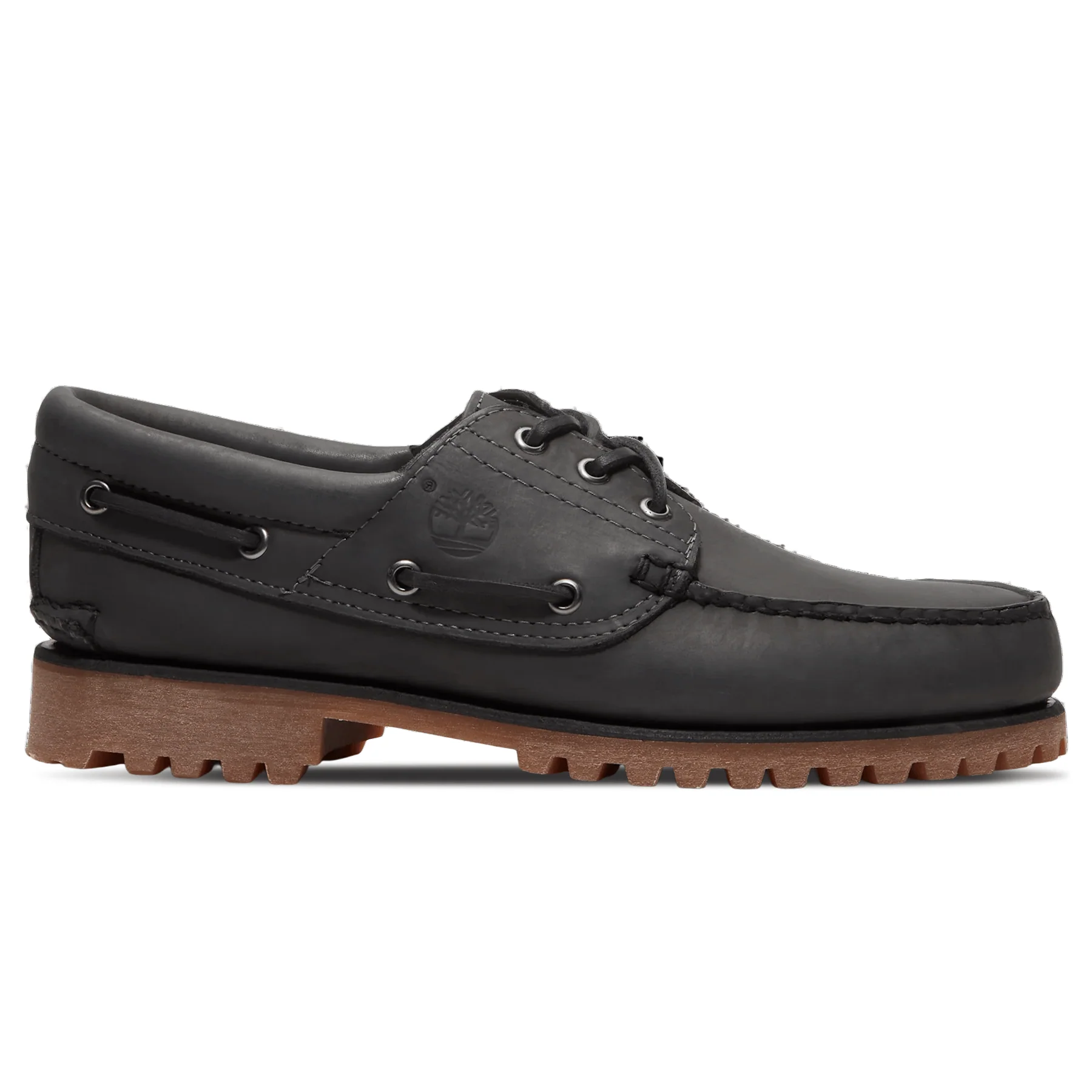 Timberland 3 Eye Lug Boat Shoe 'Dark Grey Nubuck' - Image 2