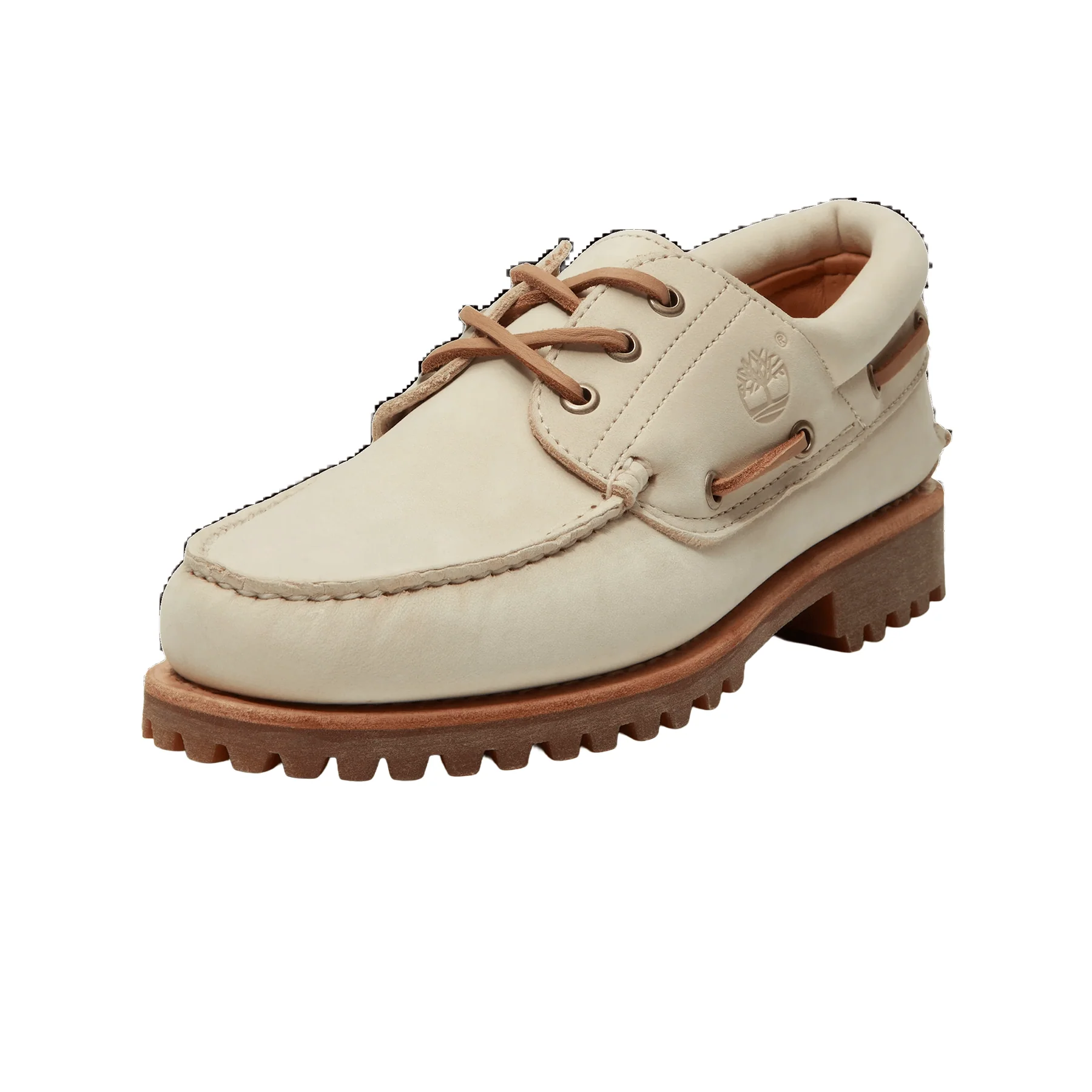 Timberland 3 Eye Lug Boat Shoe 'Light Beige Nubuck' - Image 3