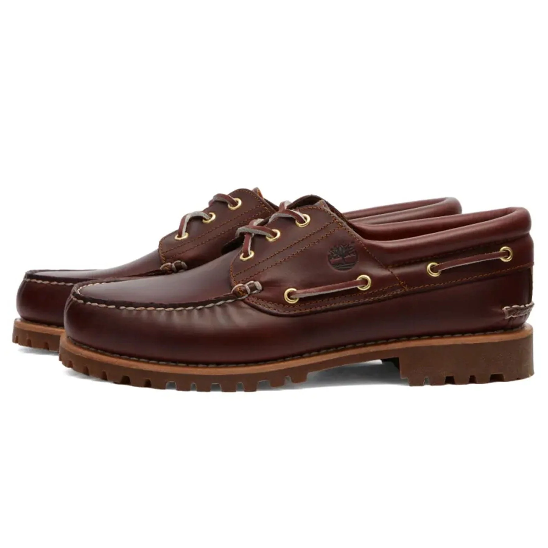 Timberland 3 Eye Lug Boat Shoe 'Burgundy' - Image 2