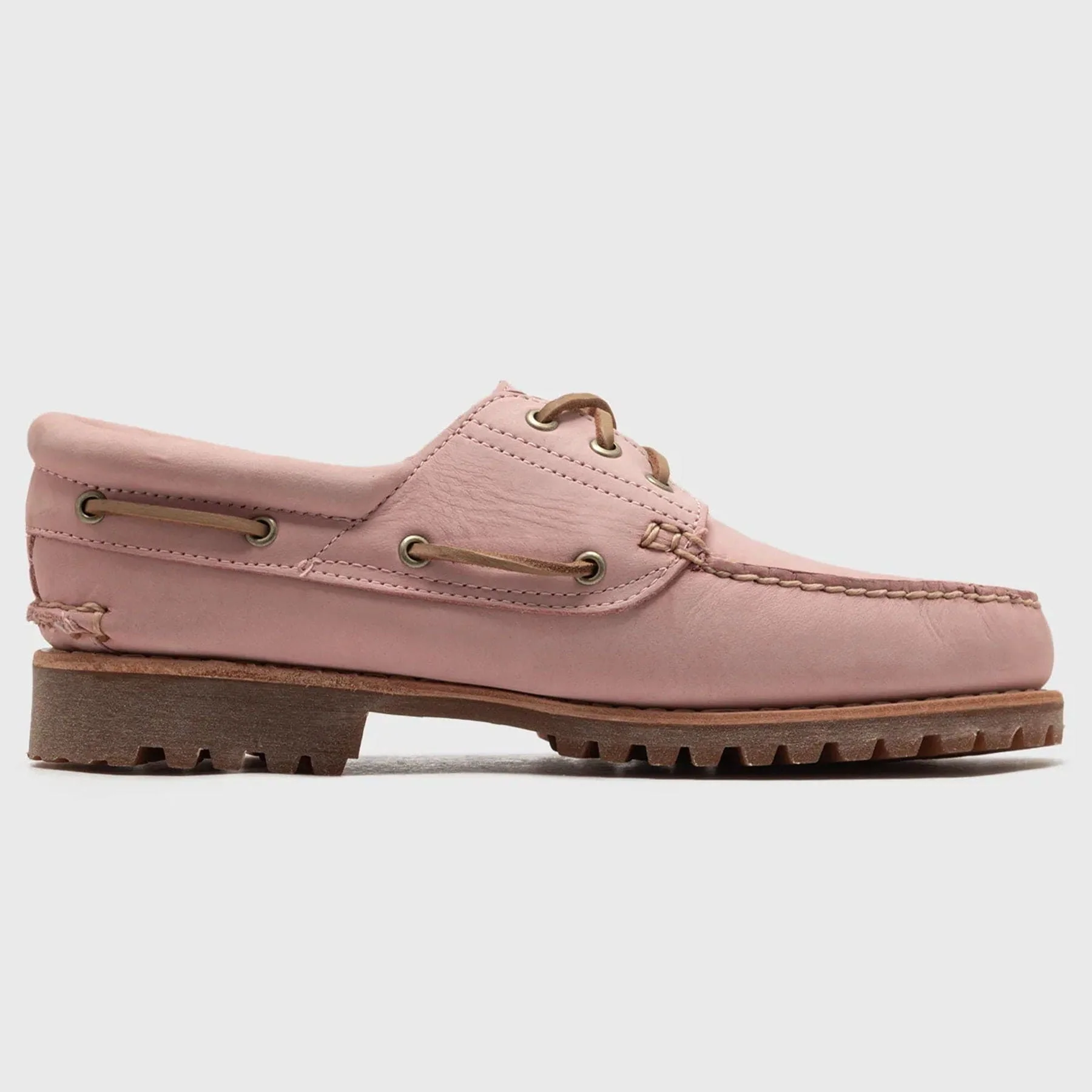 Timberland 3 Eye Lug Boat Shoe 'Medium Pink Nubuck' - Image 2