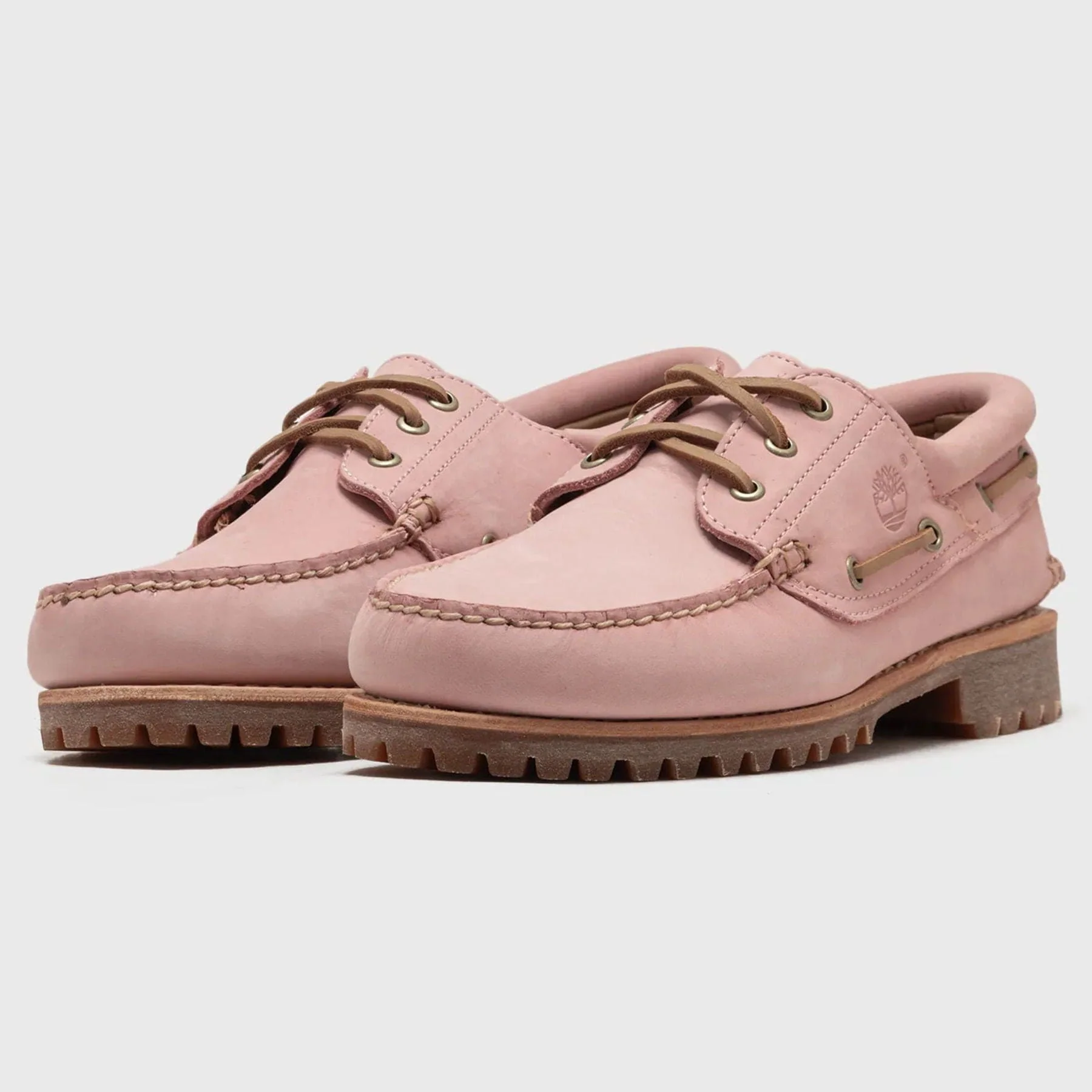 Timberland 3 Eye Lug Boat Shoe 'Medium Pink Nubuck' - Image 3
