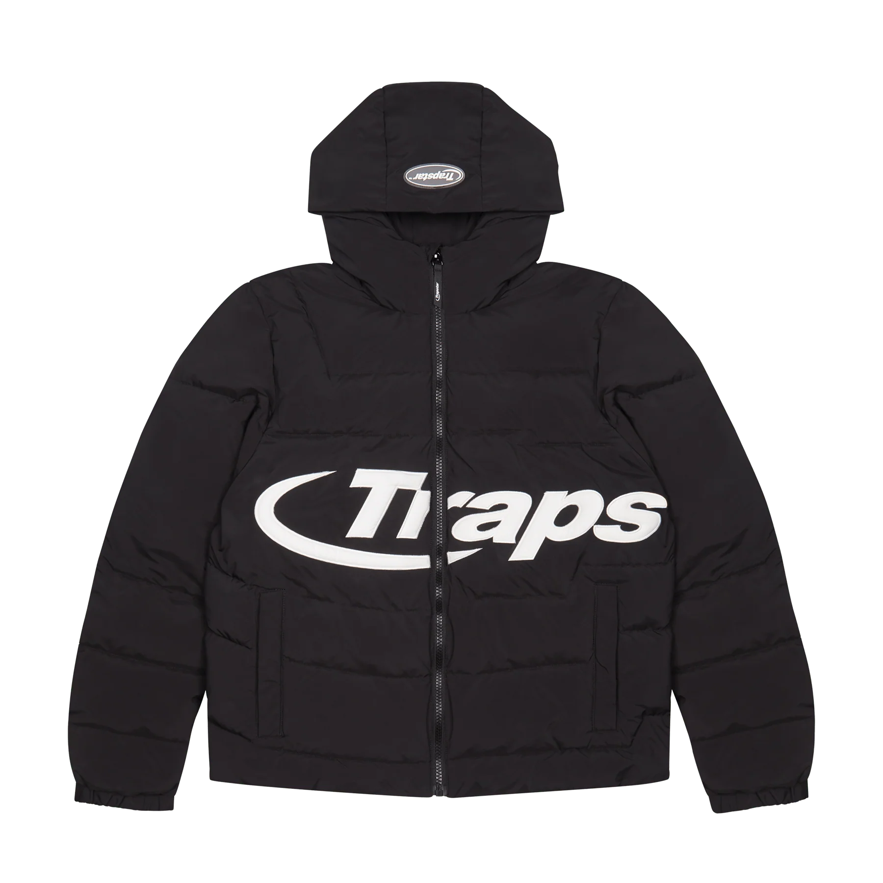 Trapstar Hyperdrive Hooded Puff Puffer - Black - Image 2