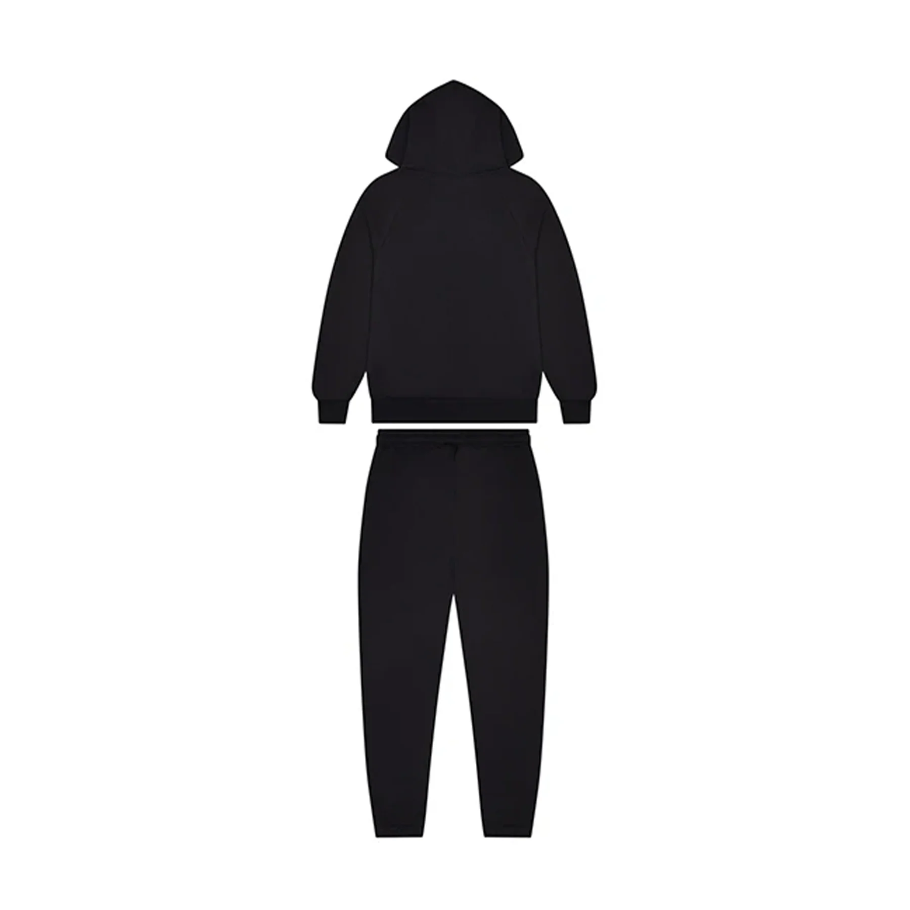 Trapstar Chenille Decoded Hooded Tracksuit-Black/Light Blue - Image 2