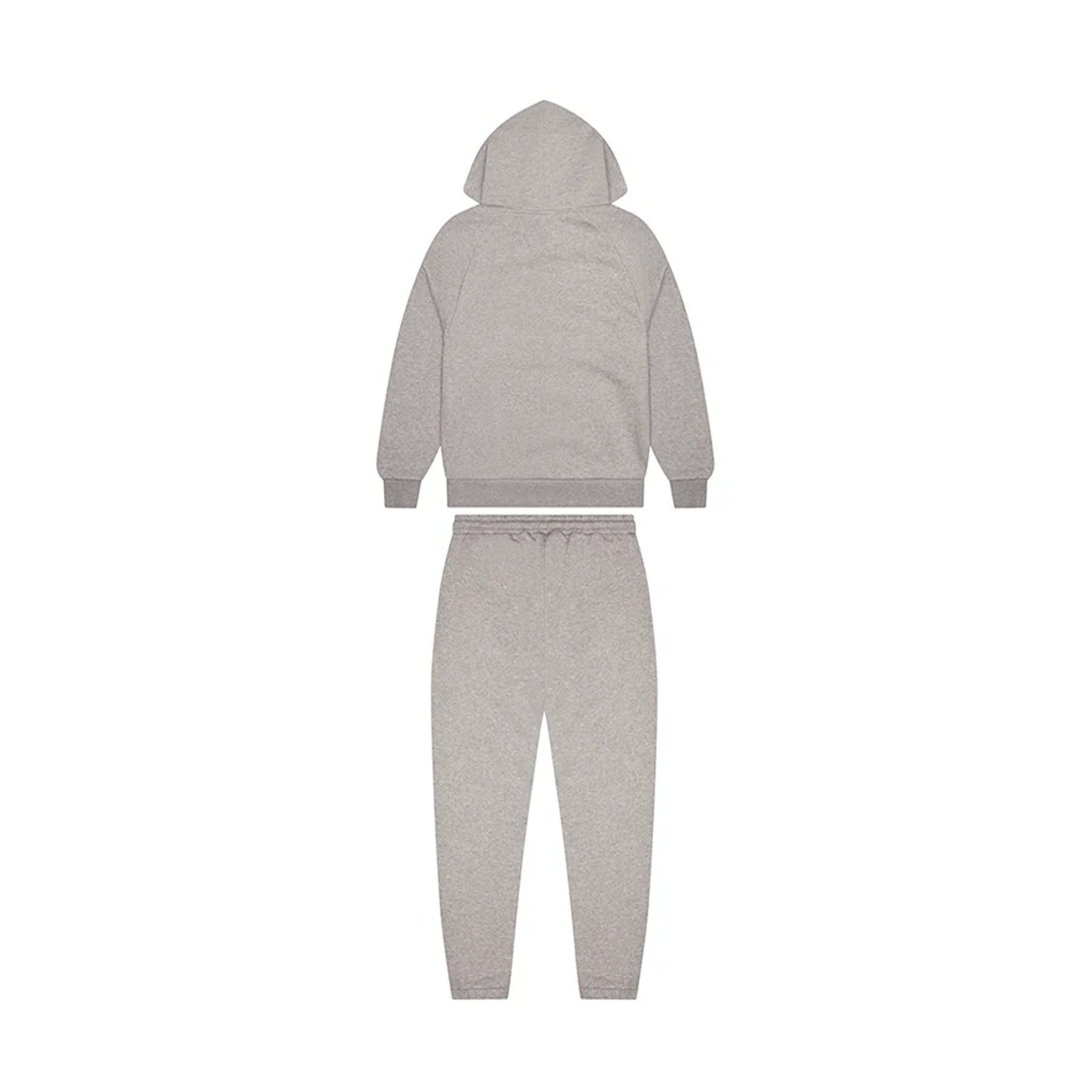 Trapstar Chenille Decoded Hooded Tracksuit- Grey/Light Blue - Image 2