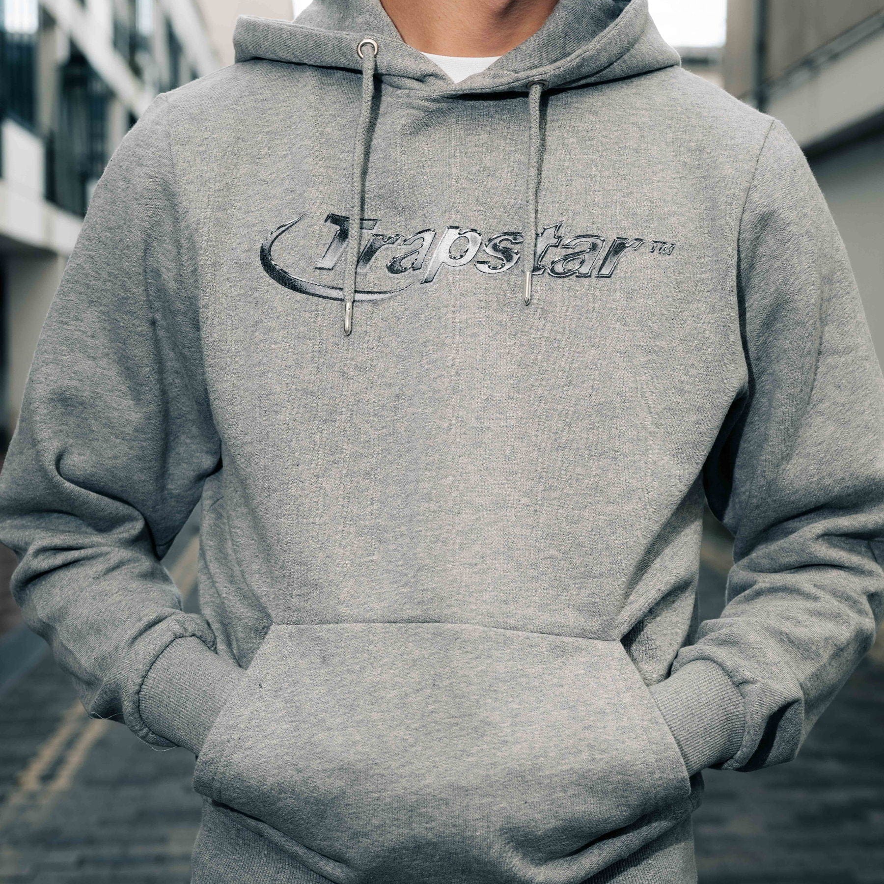 Trapstar Hyperdrive Monochrome Tracksuit 'Grey' - Image 3