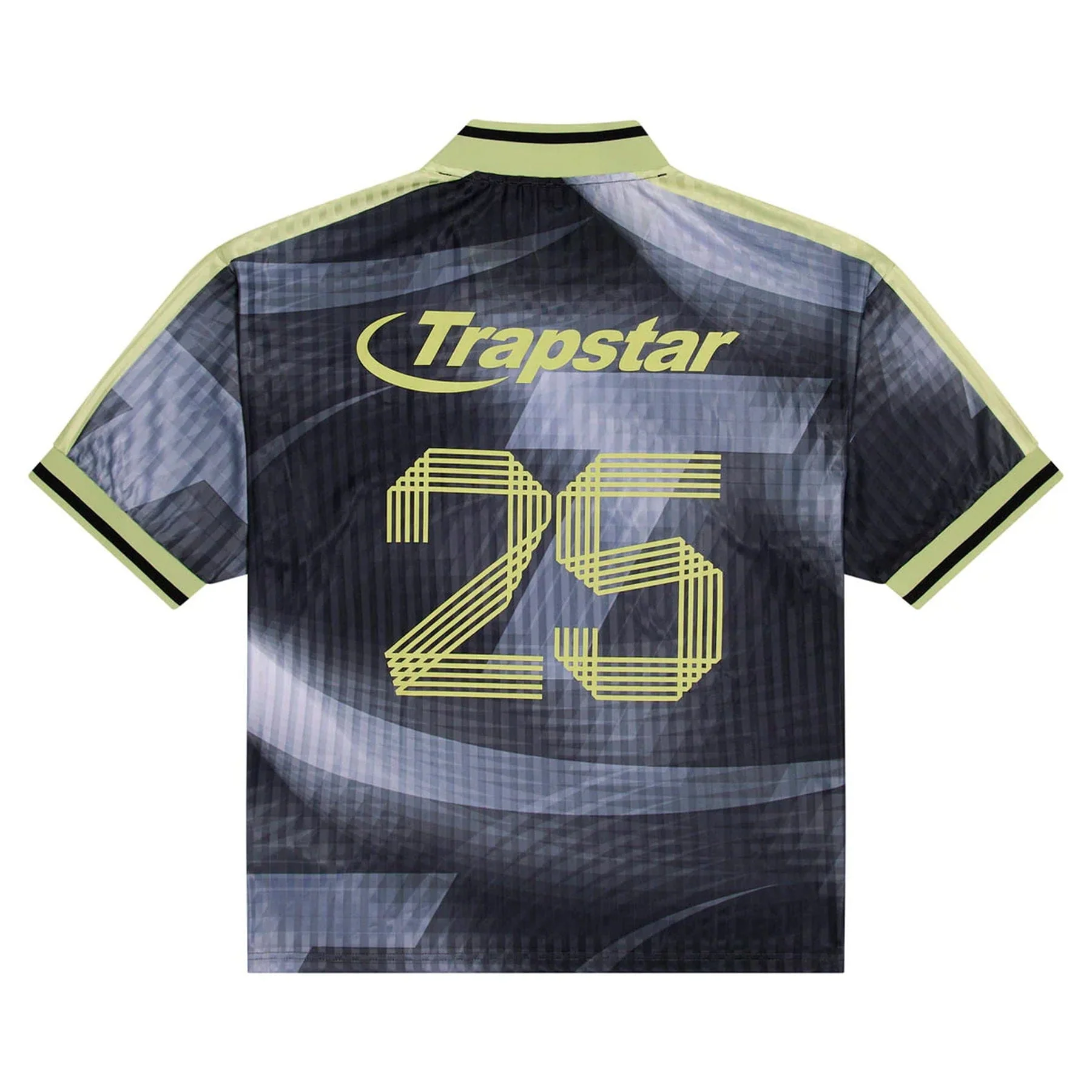 Trapstar Hyperdrive SS Football Jersey 'Black/Neon' - Image 2